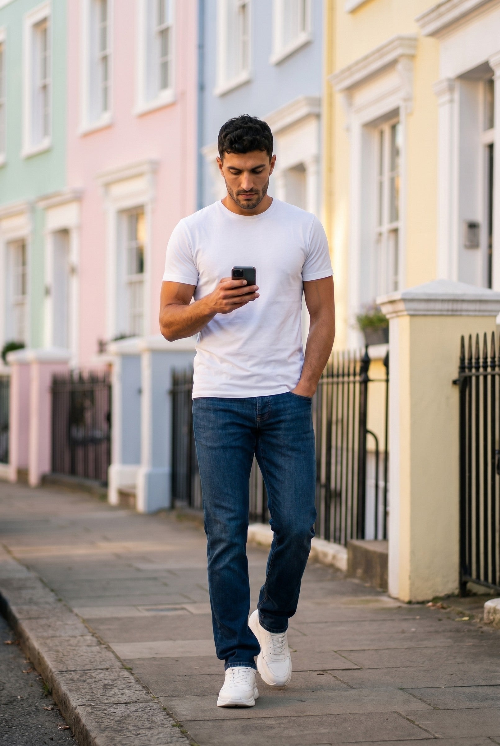 Men's Regular Fit Stretch Jeans | Blackstone London