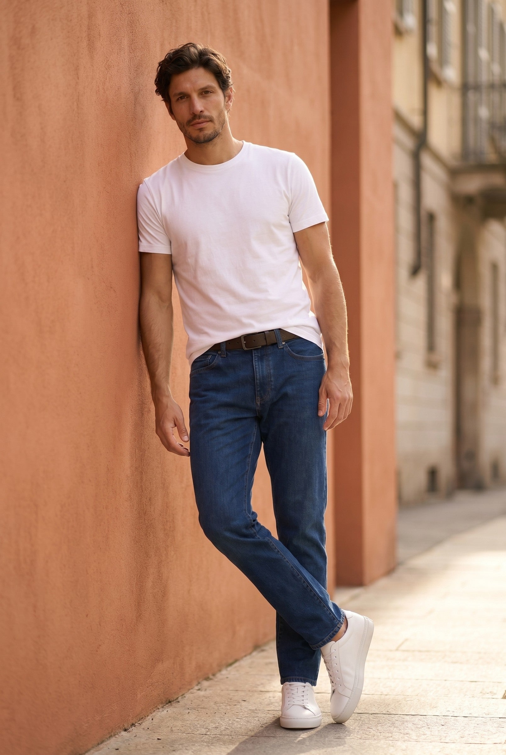 Men's 7-Year Wash Italian Denim Jeans | Blackstone London