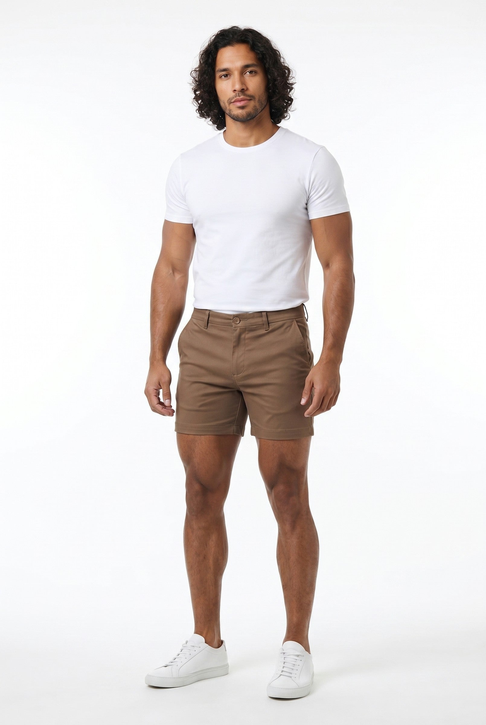 Men's Muscle Fit Chino Shorts | Blackstone London