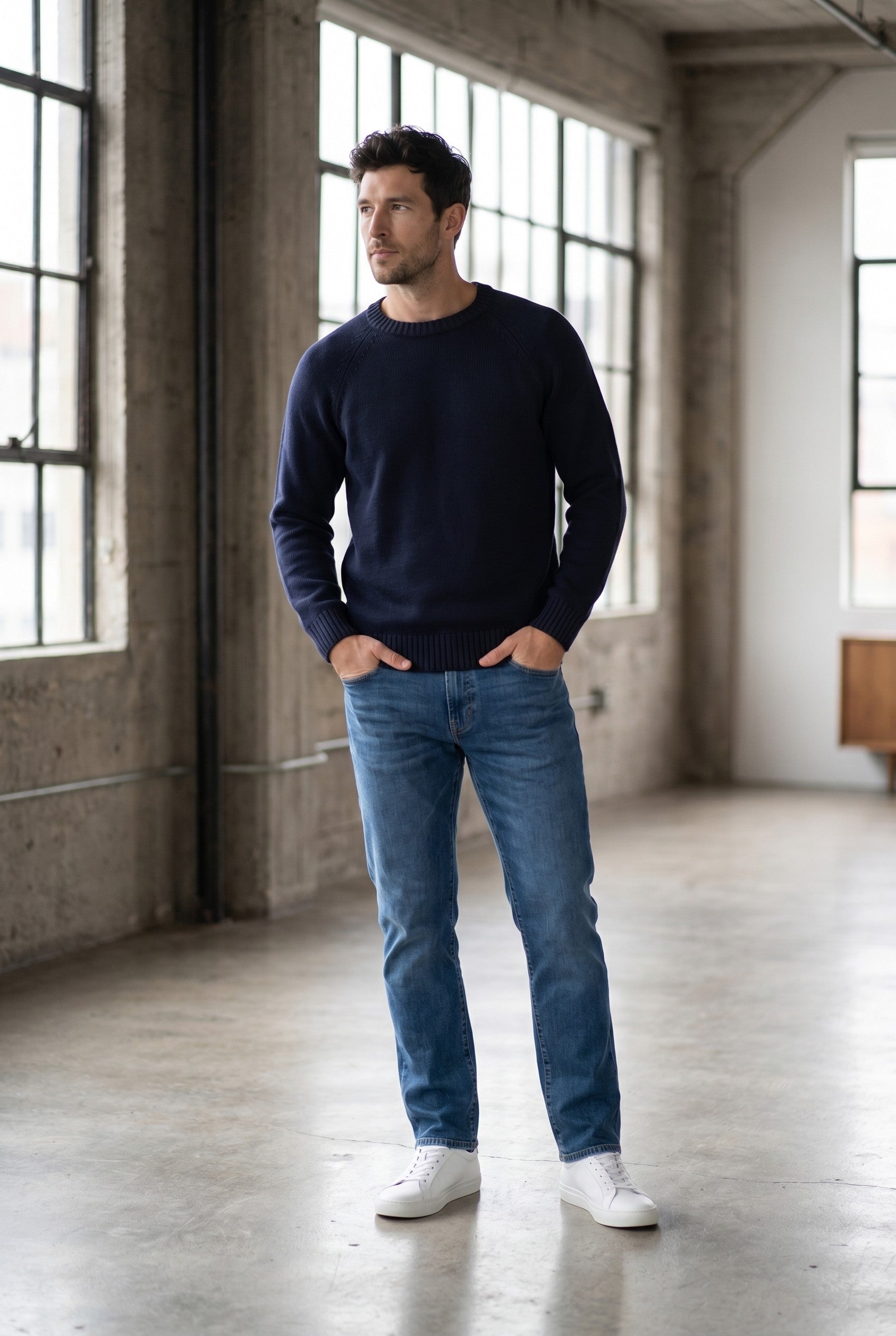 Men's Cotton Sweater | Blackstone London