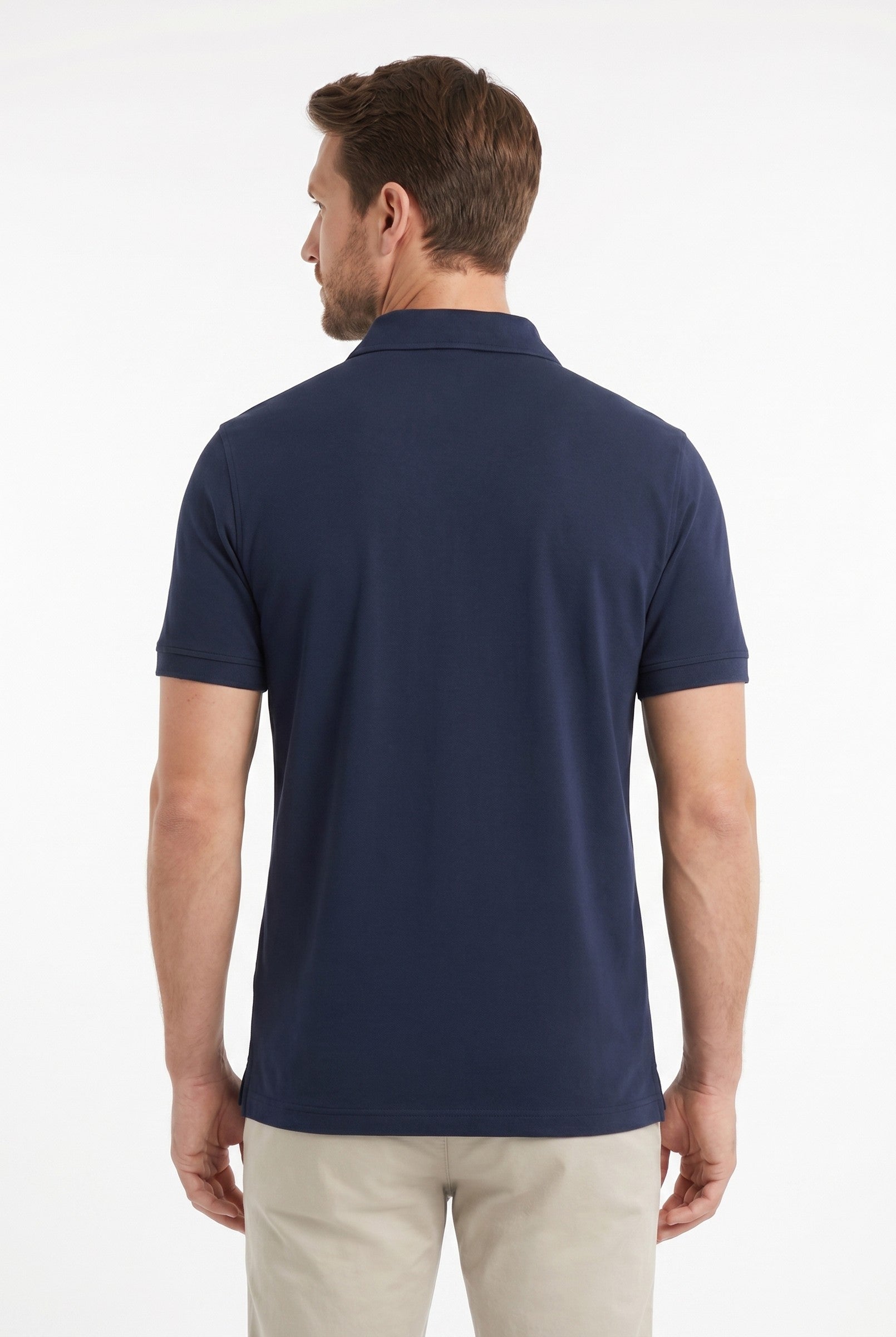 Men's Moxon Pique Polo Shirt | Blackstone London