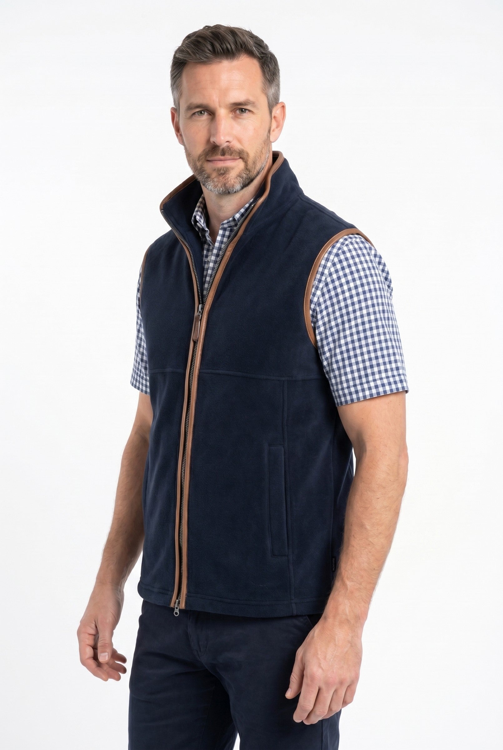 Men's Oakham Fleece Gilet | Blackstone London