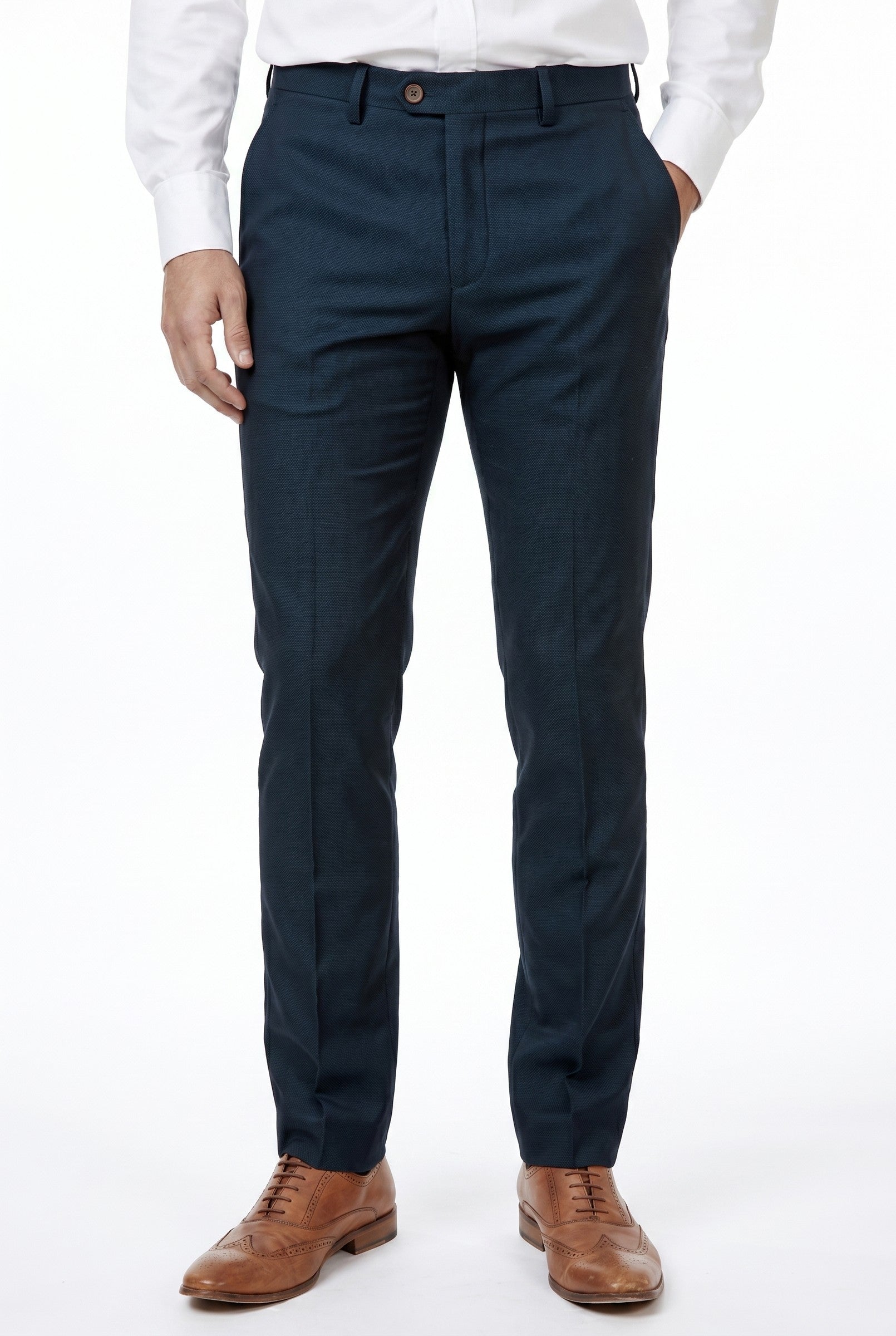 Men's Slim Fit Tailored Trousers | Blackstone London