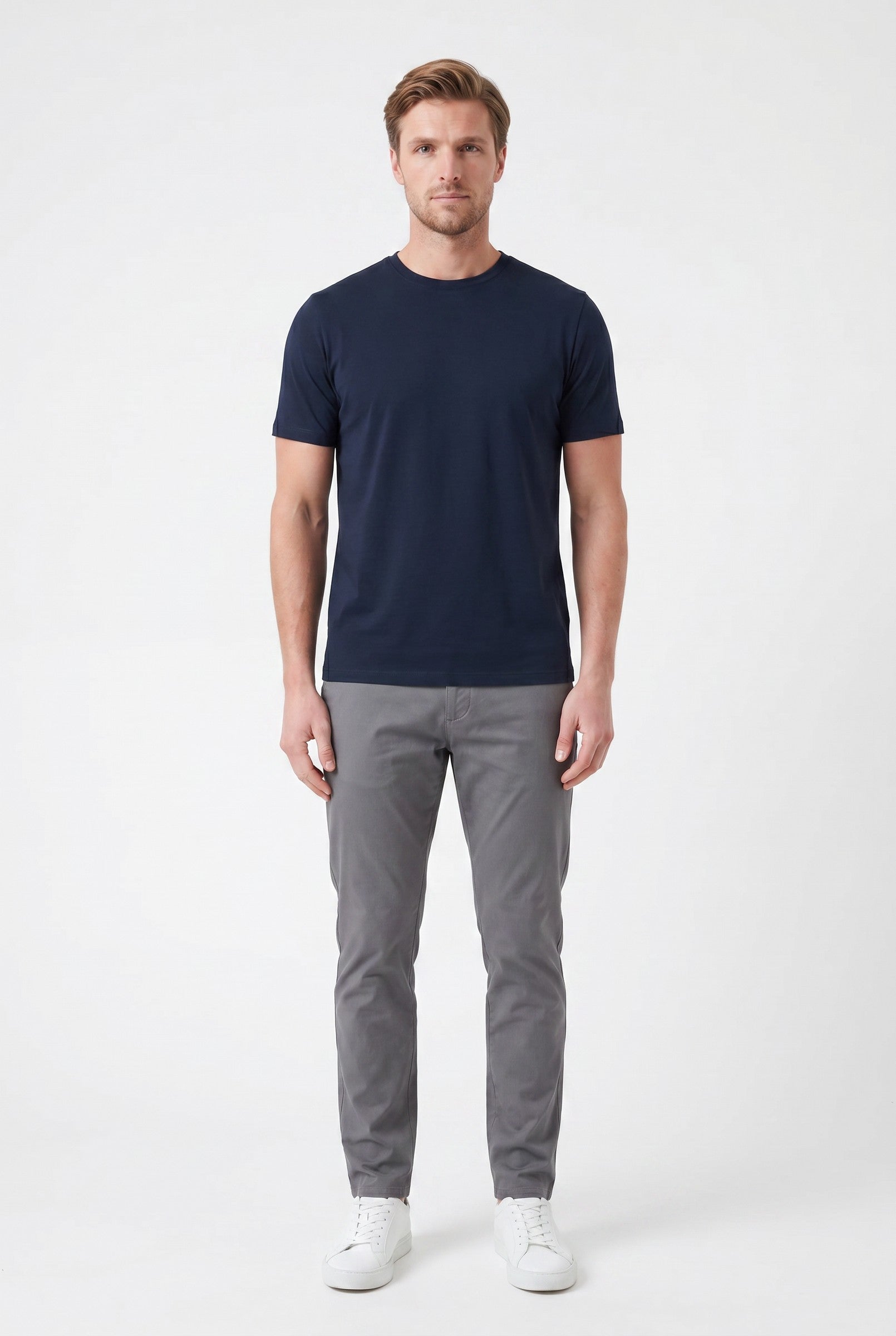 Men's Essential Slim Fit Cotton Stretch T-Shirt | Blackstone London