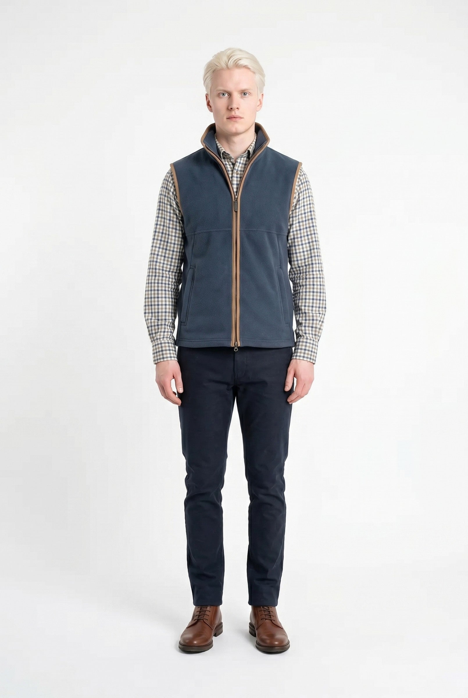 Men's Heritage Fleece Gilet | Blackstone London