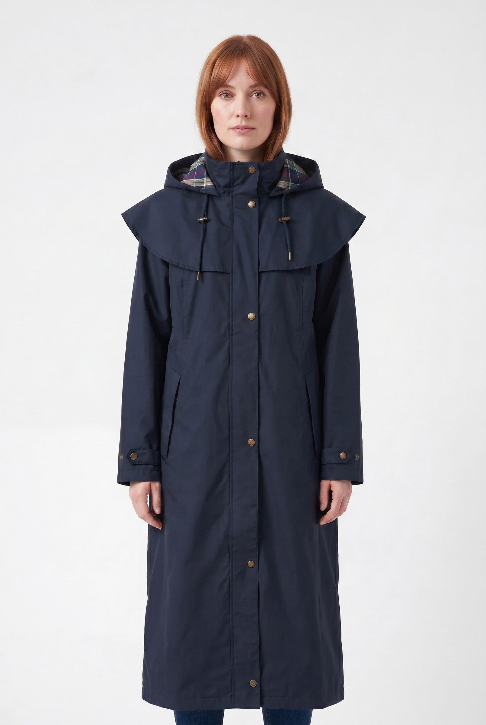 Women's Long Waterproof Raincoat | Blackstone London