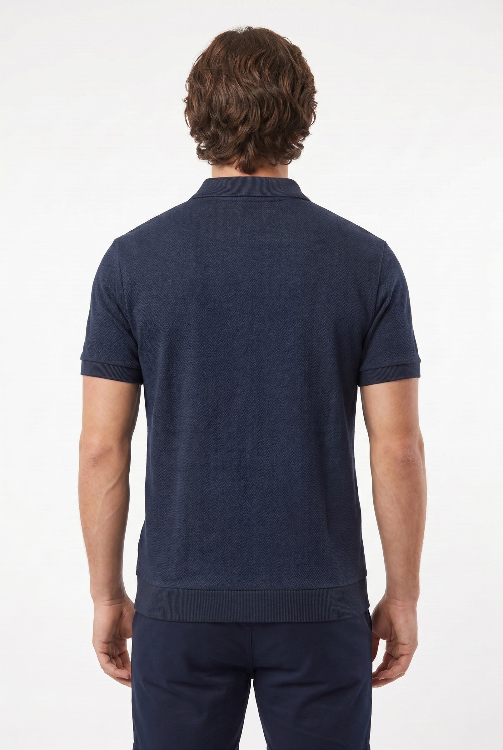 Men's Zig Zag Polo | Blackstone London