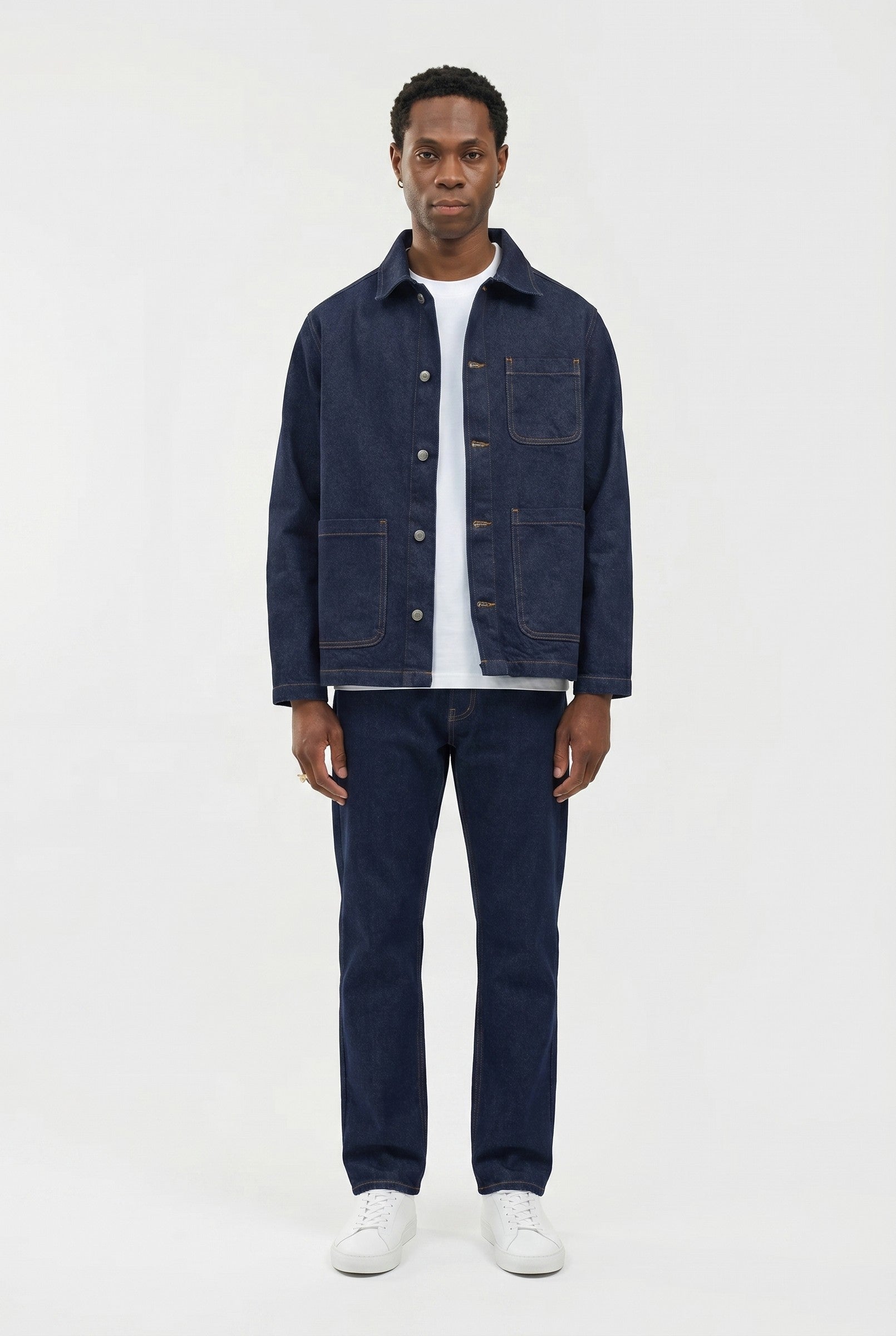 Men's Vintage Wash Chore Jacket | Blackstone London