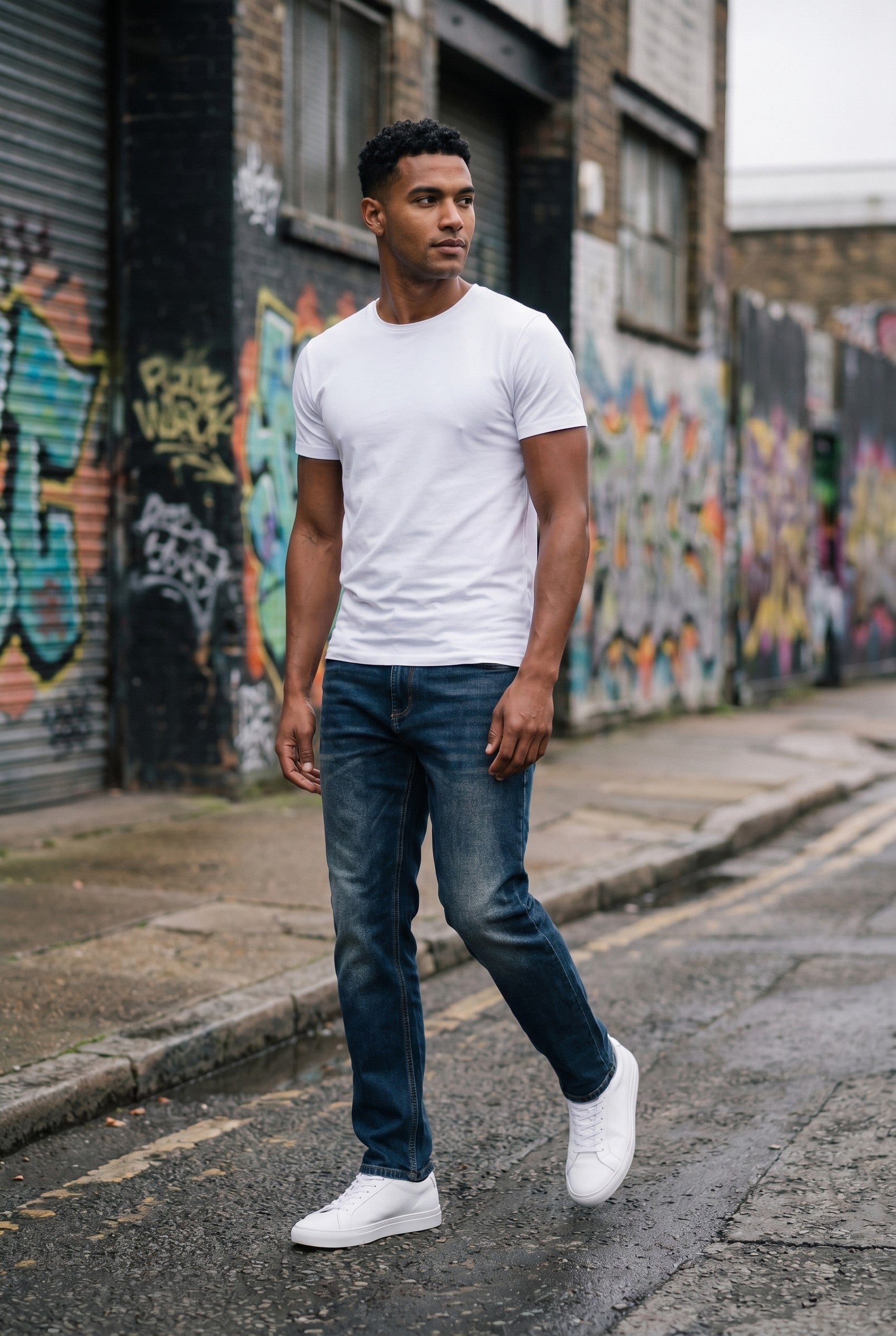 Men's Straight Leg Denim Jeans | Blackstone London