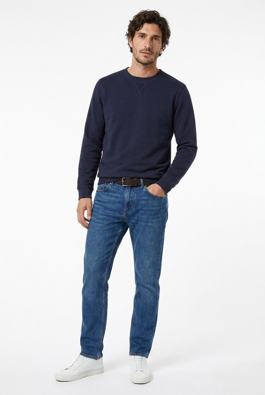 Men's Loopback Crewneck Sweatshirt | Blackstone London