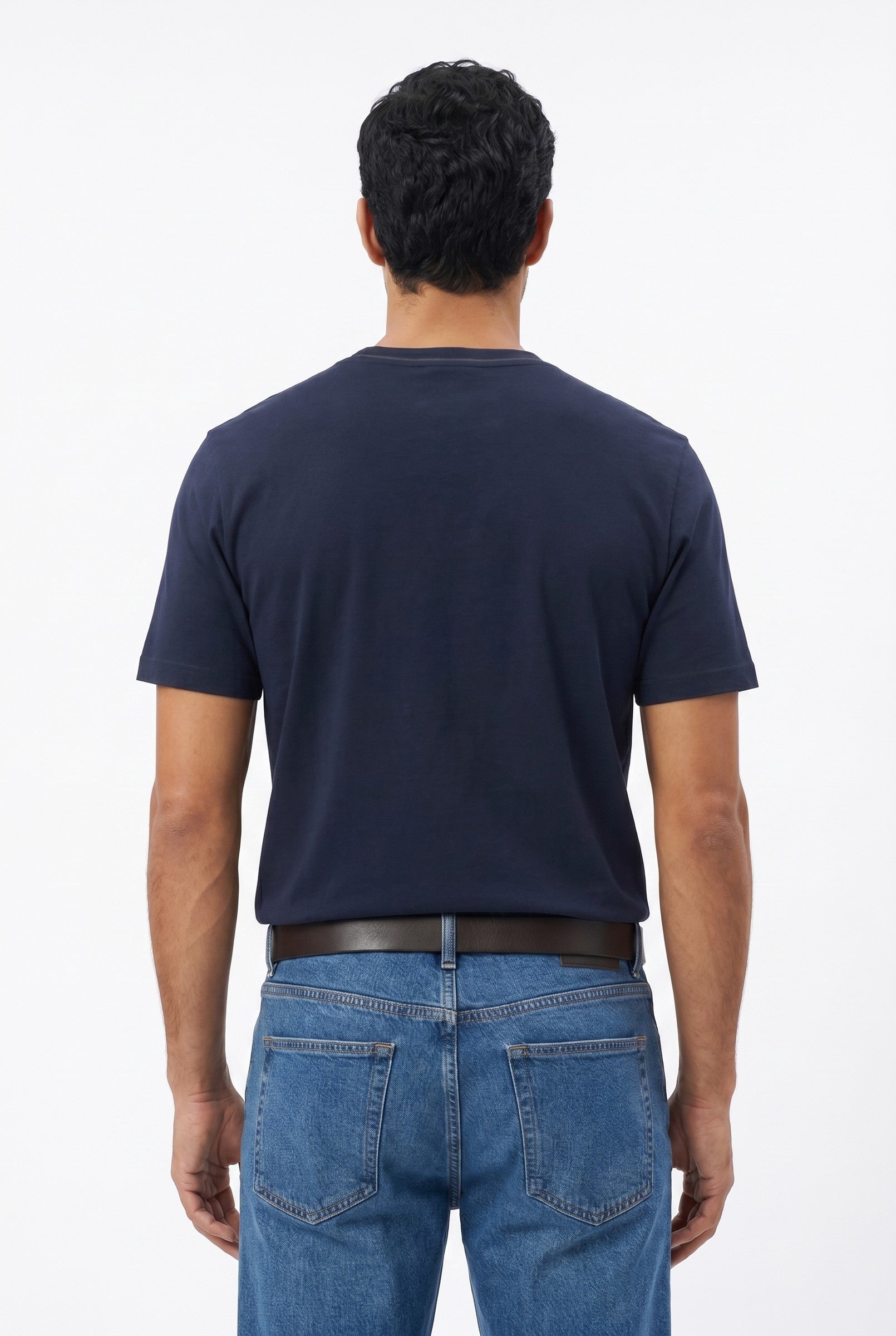 Men's Midweight Cotton Crew Neck T-Shirt | Blackstone London