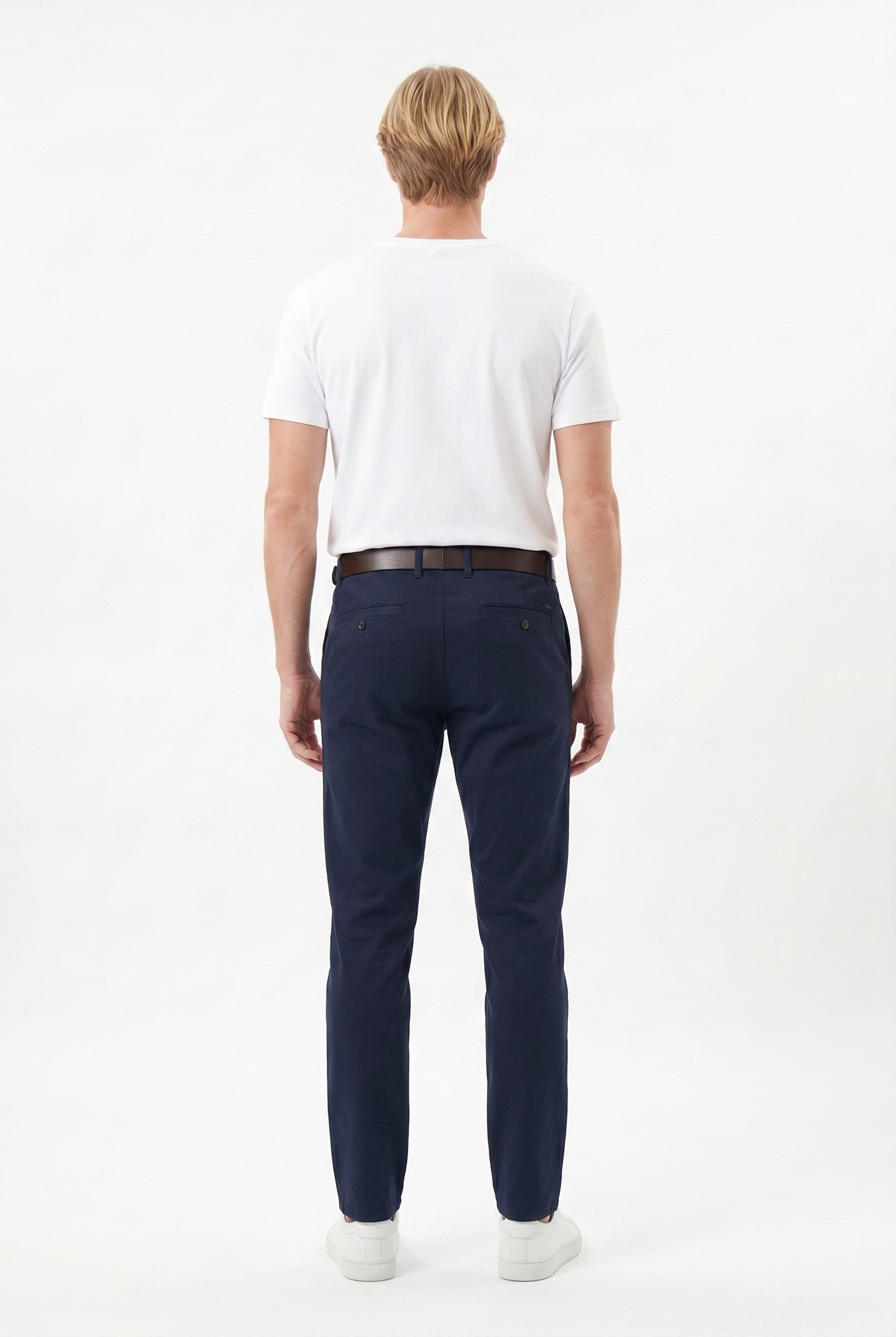 Men's Slim Fit Tailored Chino Trousers | Blackstone London
