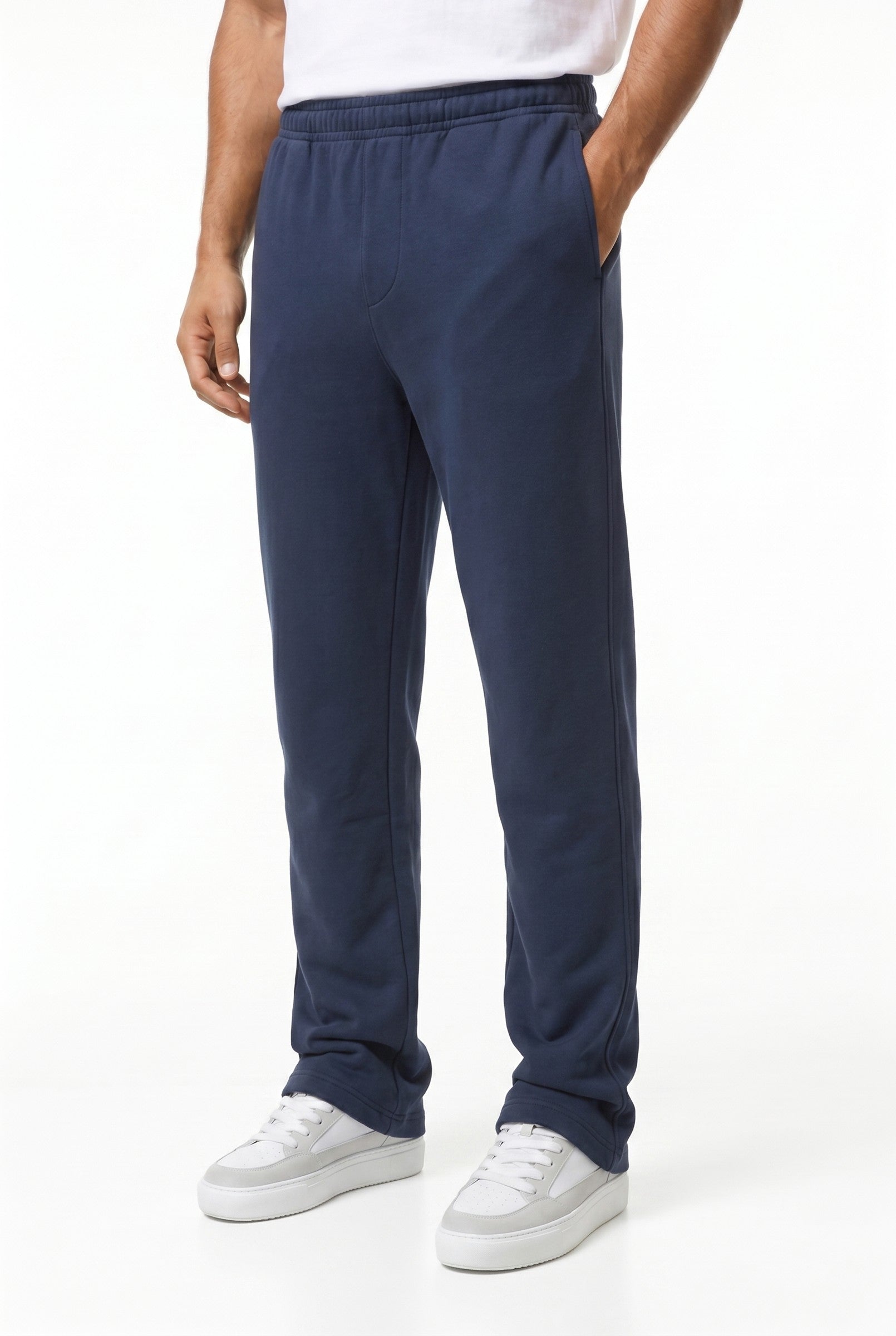 Men's Relaxed Fit Open Hem Joggers | Blackstone London
