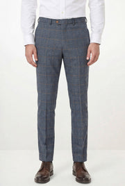 Men's Jenson Prince of Wales Check Trousers | Blackstone London