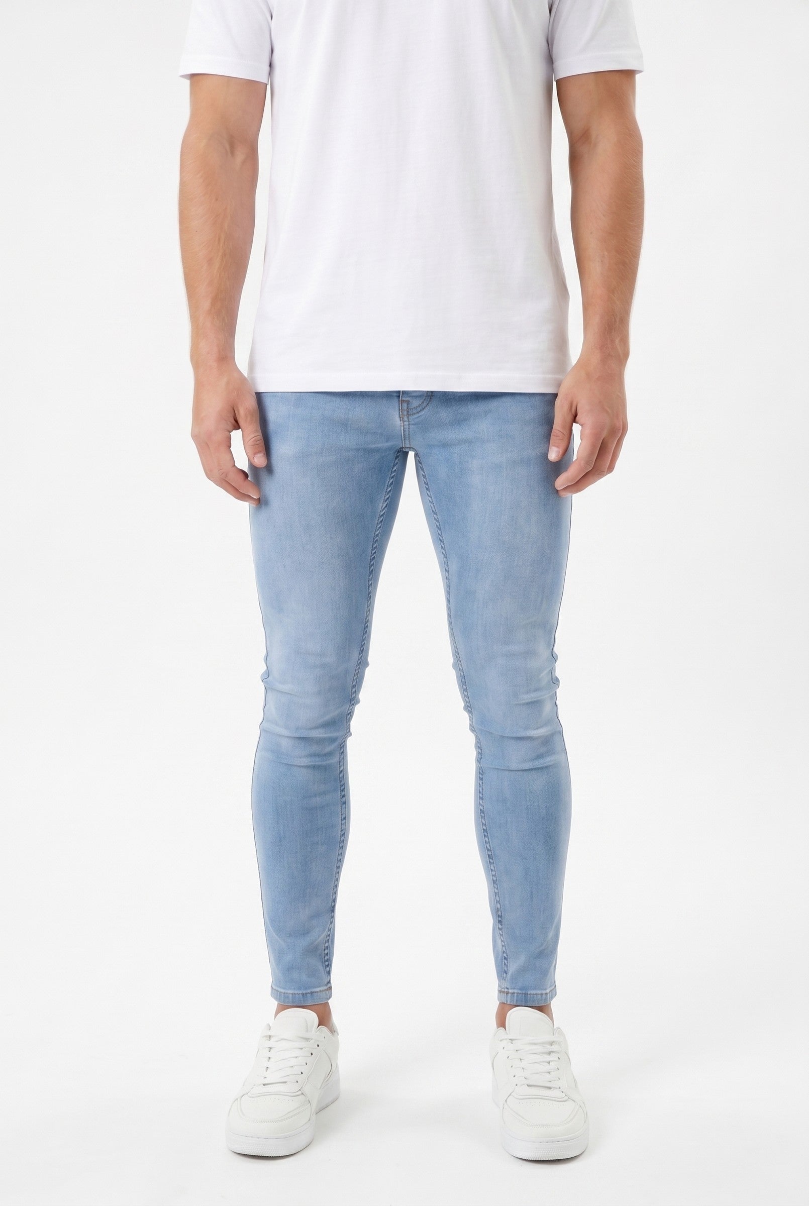Men's Non-Rip Skinny Stretch Jeans | Blackstone London