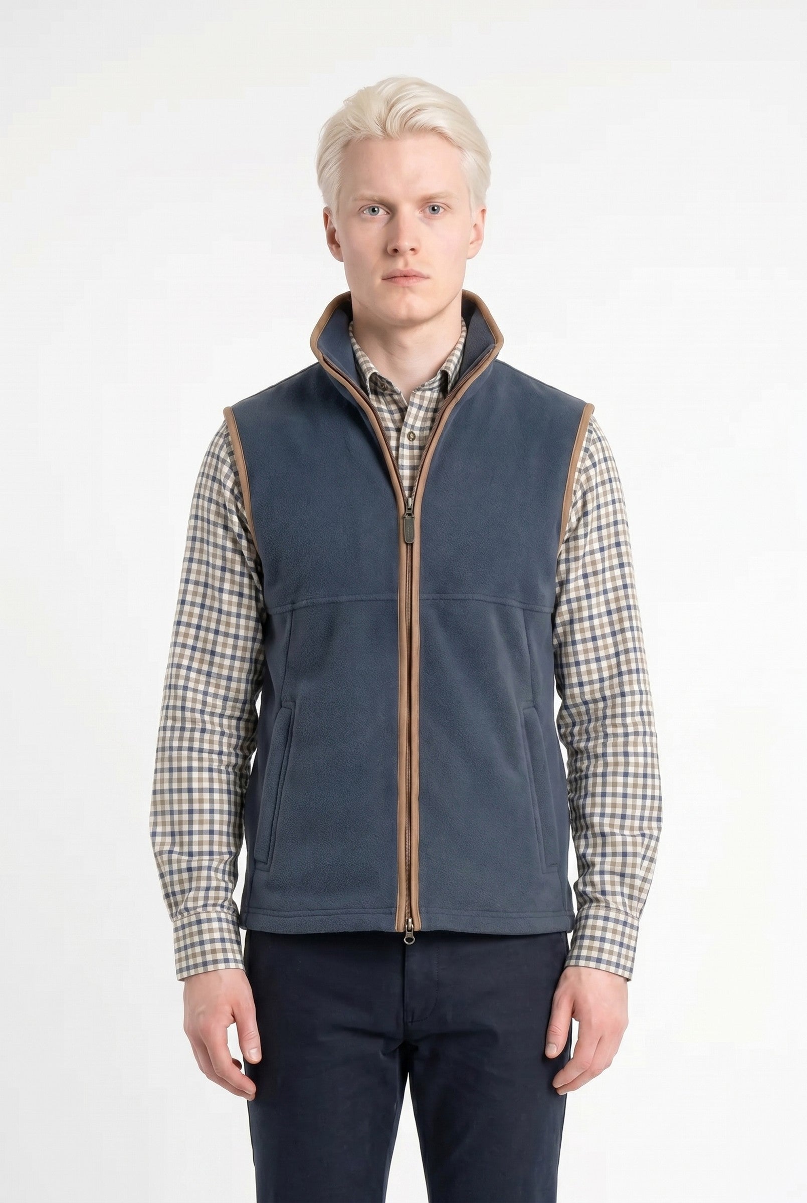 Men's Heritage Fleece Gilet | Blackstone London