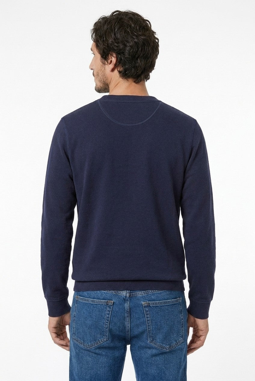 Men's Loopback Crewneck Sweatshirt | Blackstone London