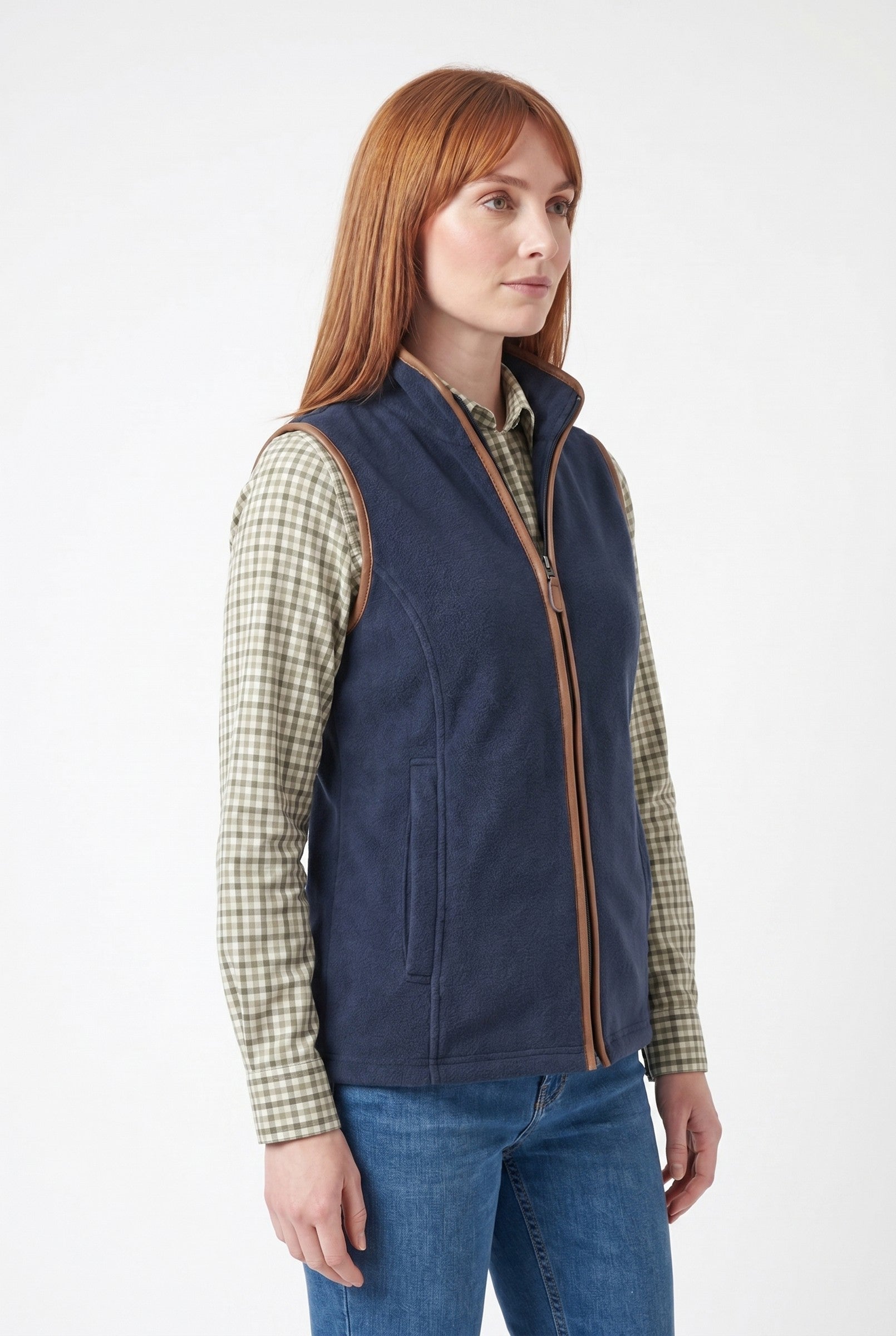 Women's Heritage Fleece Gilet | Blackstone London