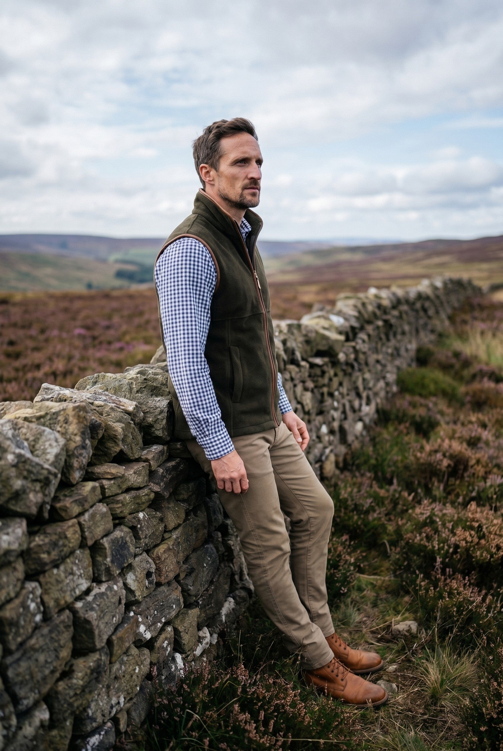 Men's Oakham Fleece Gilet | Blackstone London