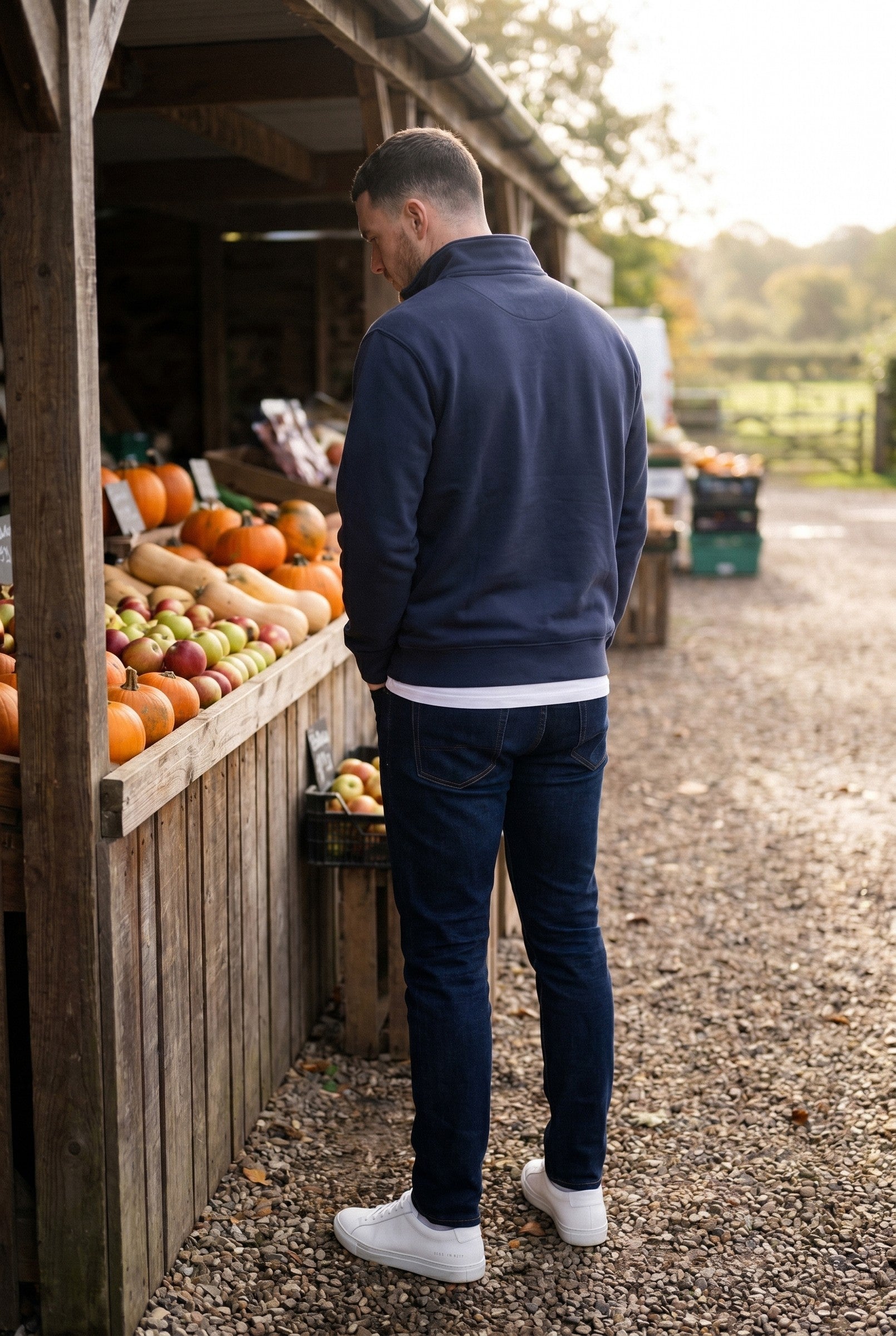 Men's Quarter-Zip Sweatshirt | Blackstone London