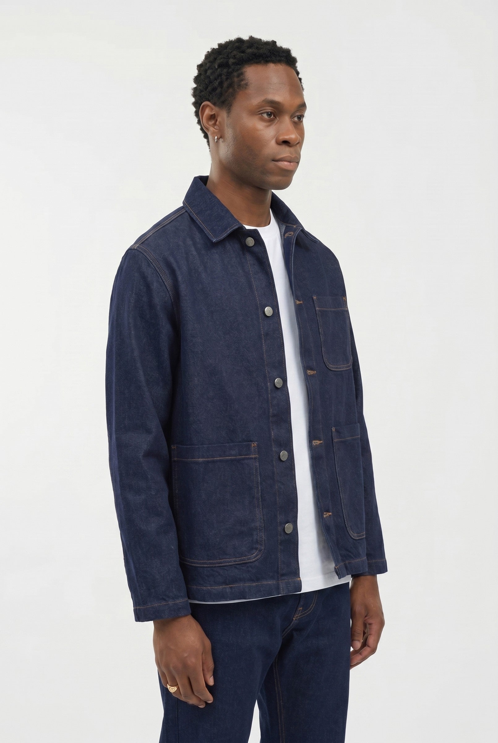 Men's Vintage Wash Chore Jacket | Blackstone London