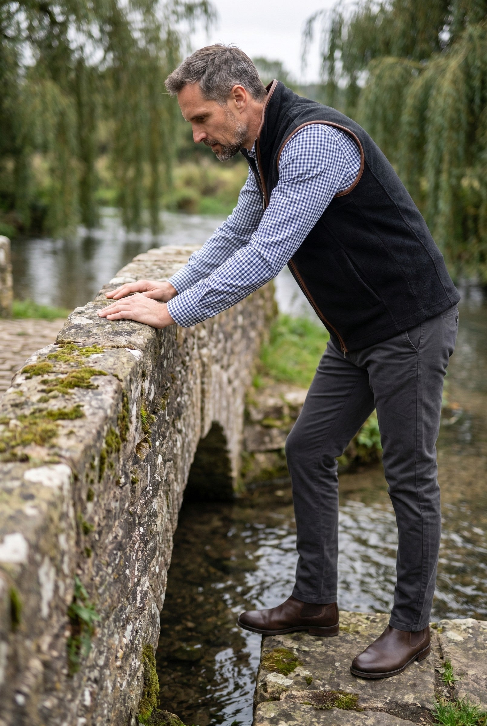 Men's Oakham Fleece Gilet | Blackstone London