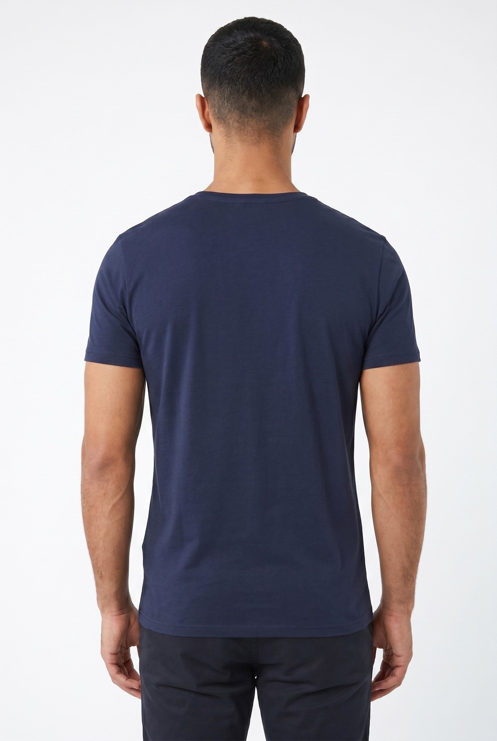 Men's Crew Neck Cotton Tee | Blackstone London