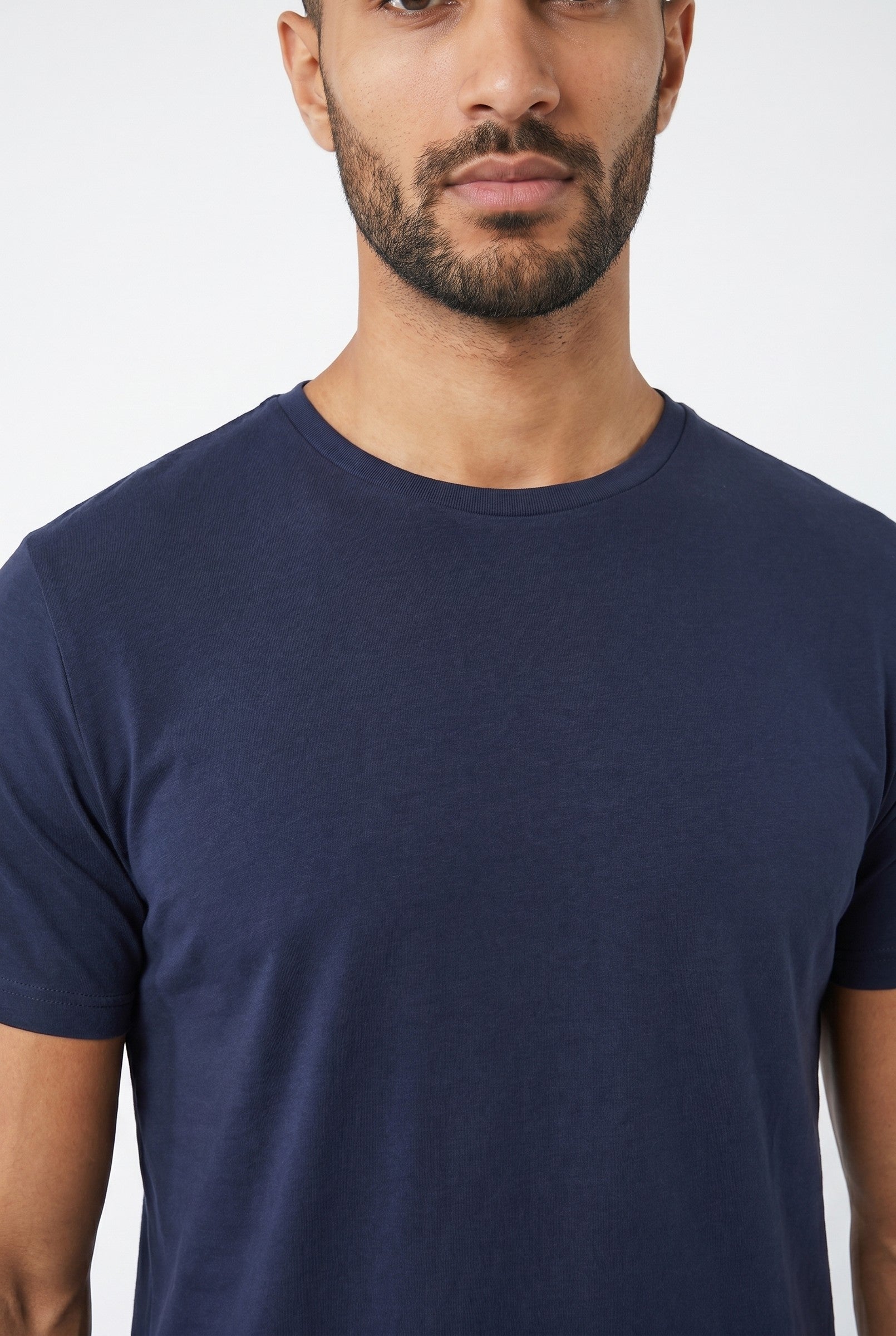 Men's Crew Neck Cotton Tee | Blackstone London
