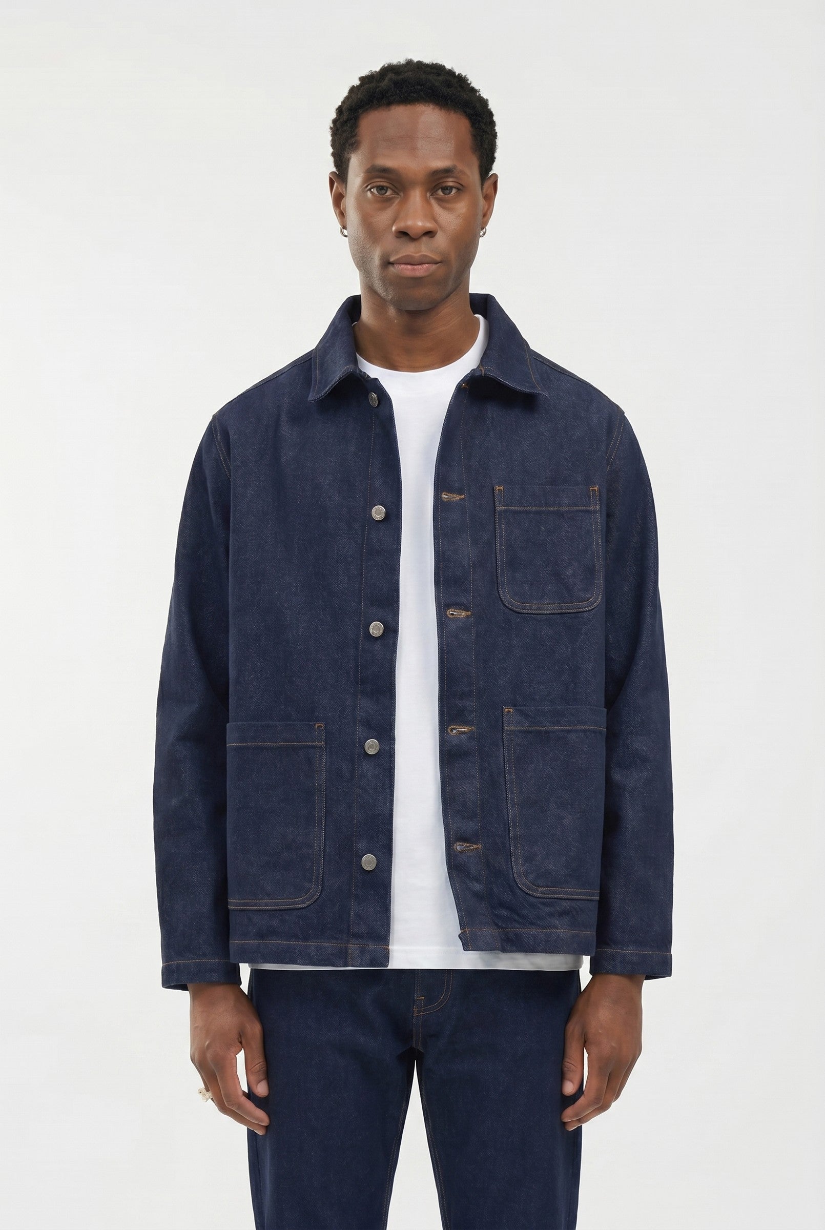 Men's Vintage Wash Chore Jacket | Blackstone London