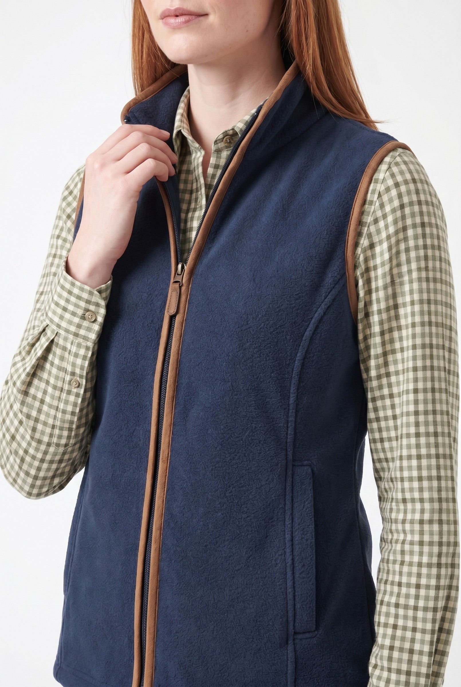 Women's Heritage Fleece Gilet | Blackstone London