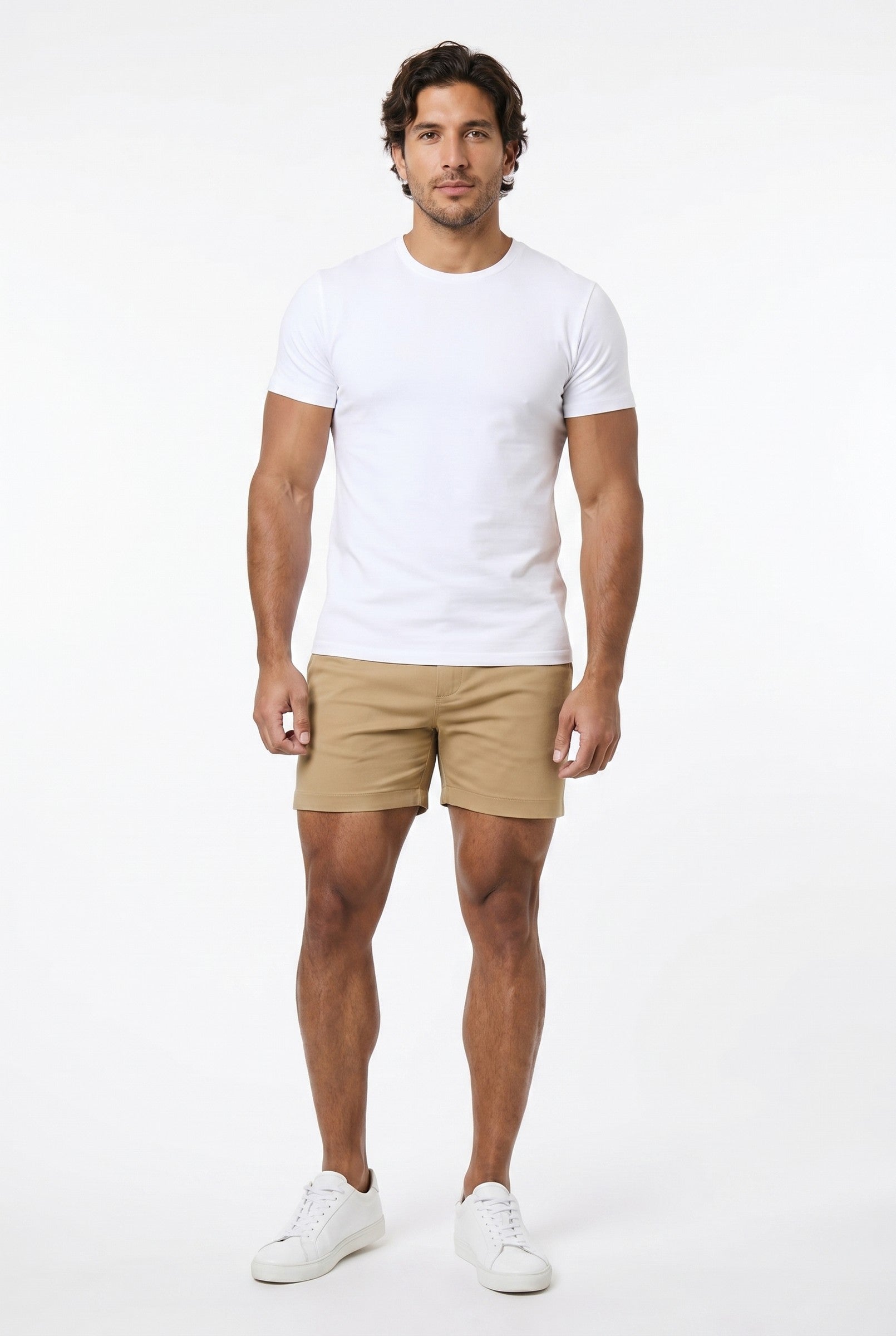Men's Muscle Fit Chino Shorts | Blackstone London
