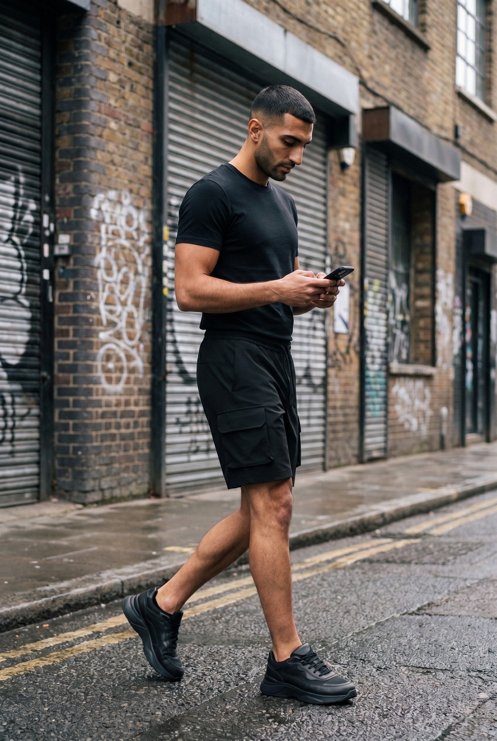 Men's Utility Cargo Shorts | Blackstone London