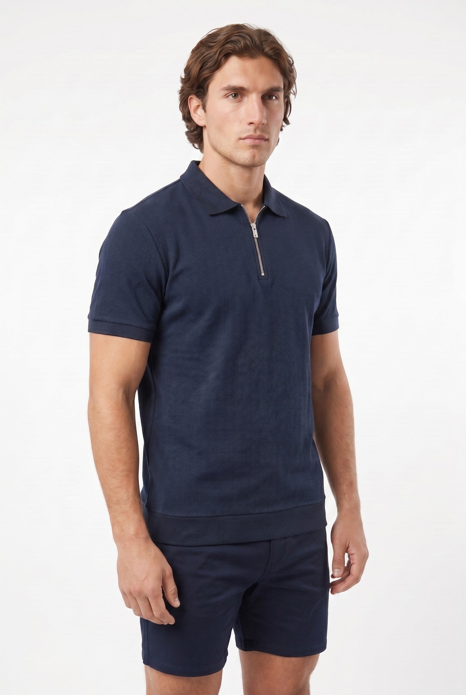 Men's Zig Zag Polo | Blackstone London