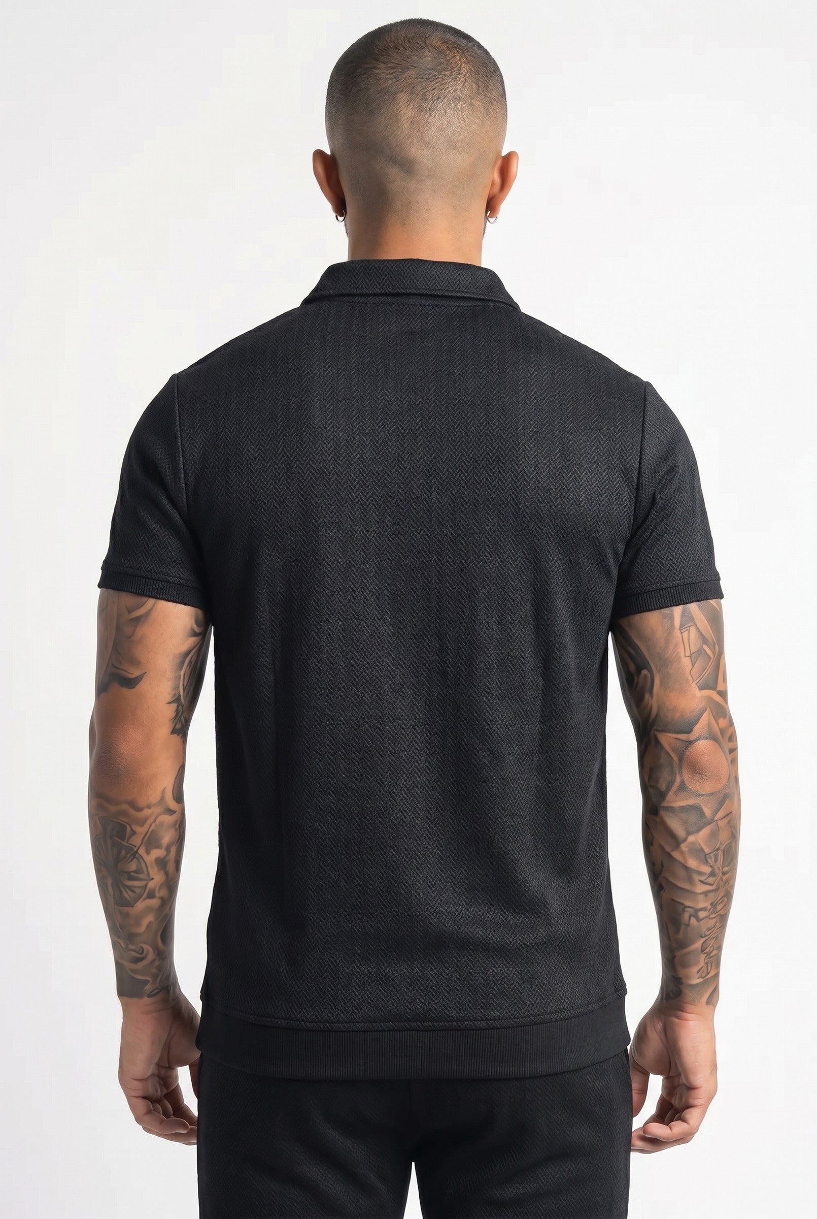 Men's Zig Zag Polo | Blackstone London