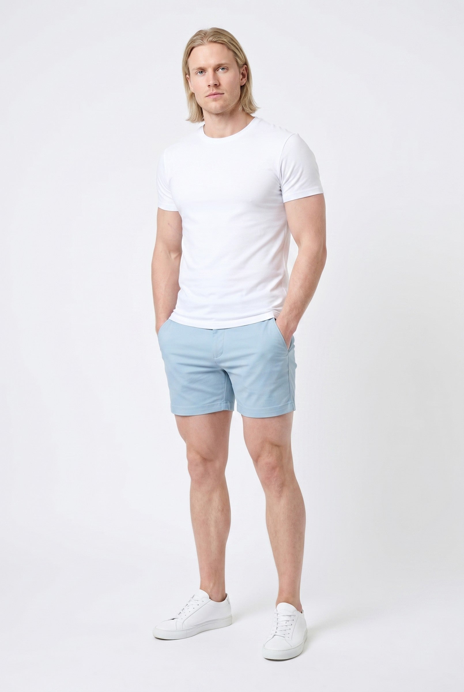 Men's Muscle Fit Chino Shorts | Blackstone London
