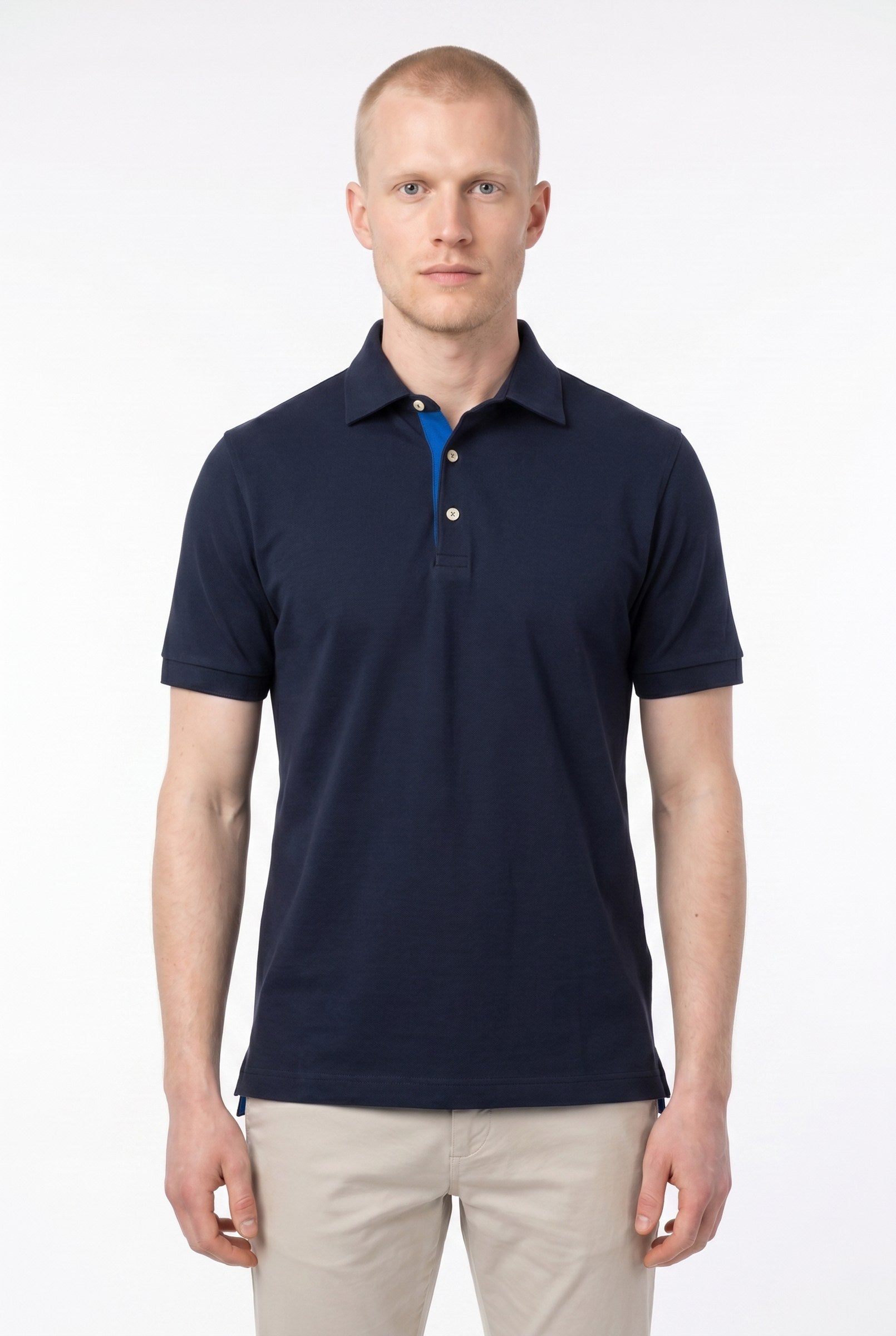 Men's Classic Fit Pique Polo Shirt | Blackstone London