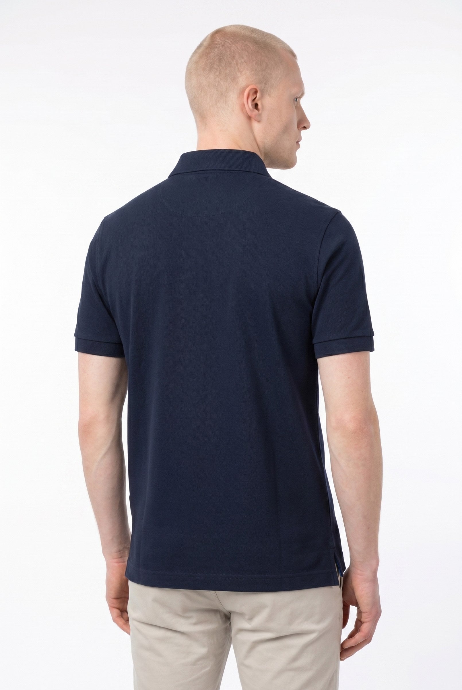 Men's Classic Fit Pique Polo Shirt | Blackstone London