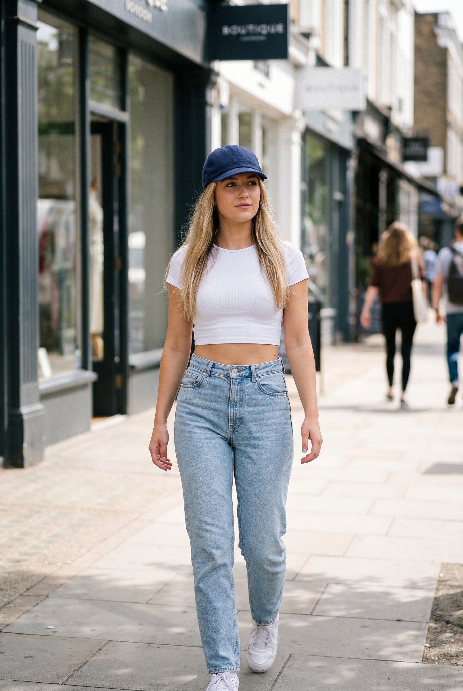 Men's Short Brim Baseball Cap | Blackstone London