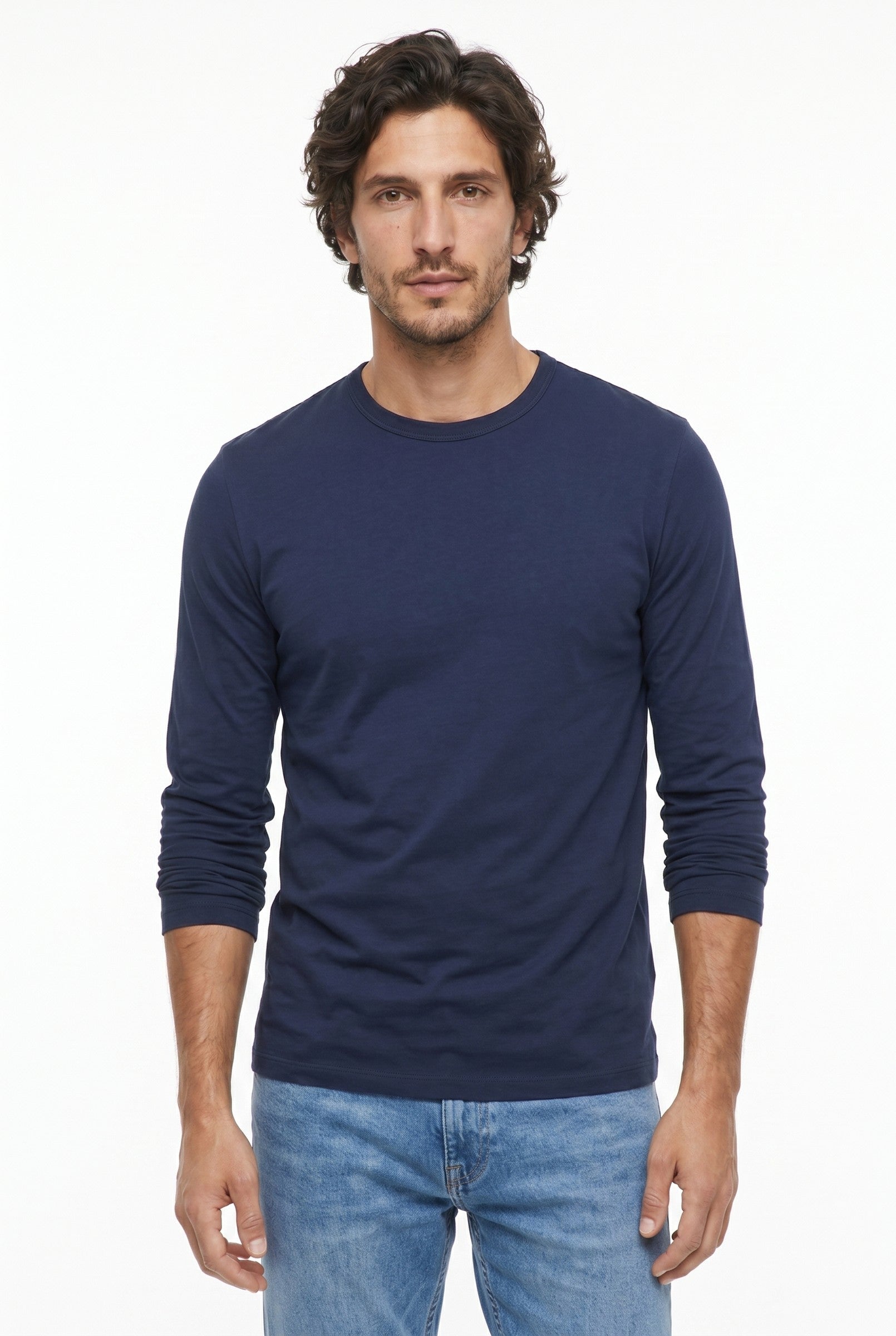 Men's Long-Sleeve Modal T-Shirt | Blackstone London