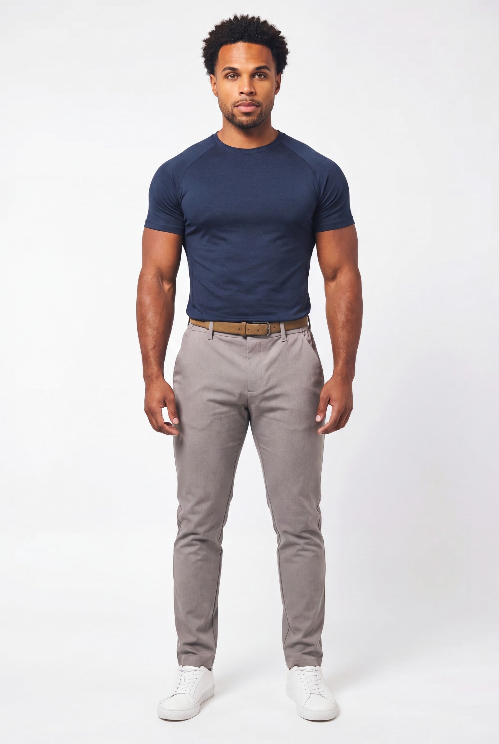 Men's Mercerised Cotton Crewneck T-Shirt | Blackstone London