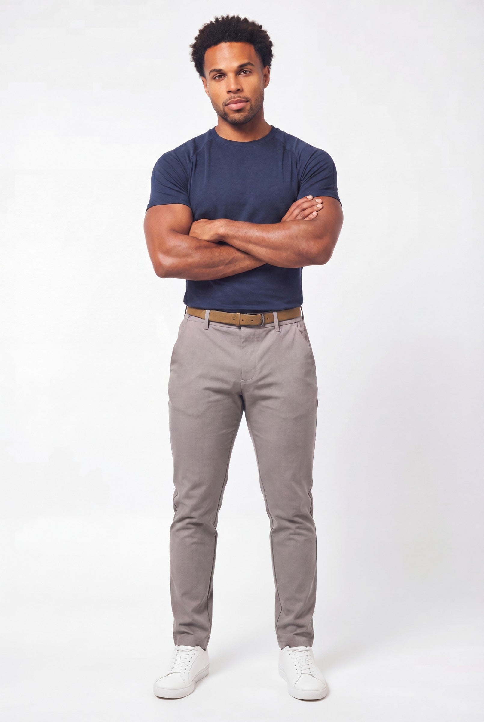 Men's Mercerised Cotton Crewneck T-Shirt | Blackstone London