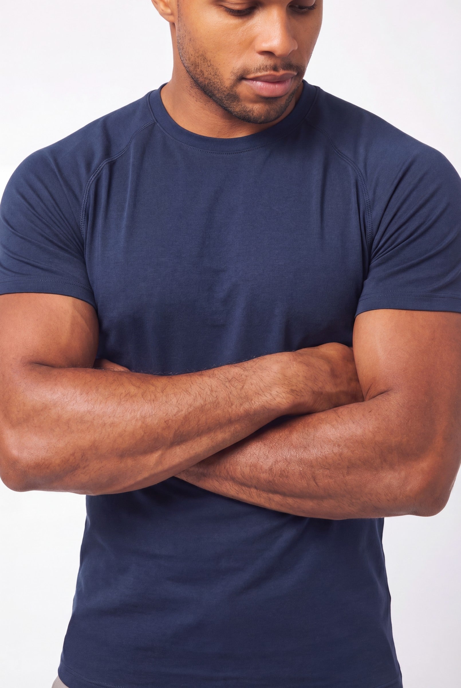Men's Mercerised Cotton Crewneck T-Shirt | Blackstone London