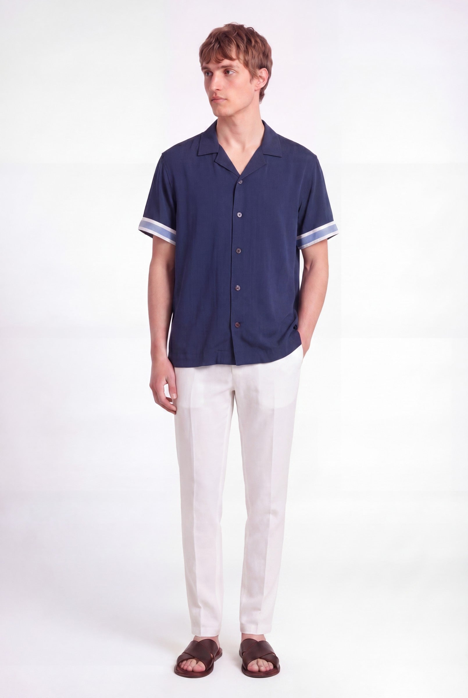 Men's Ecovero Viscose Resort Shirt | Blackstone London