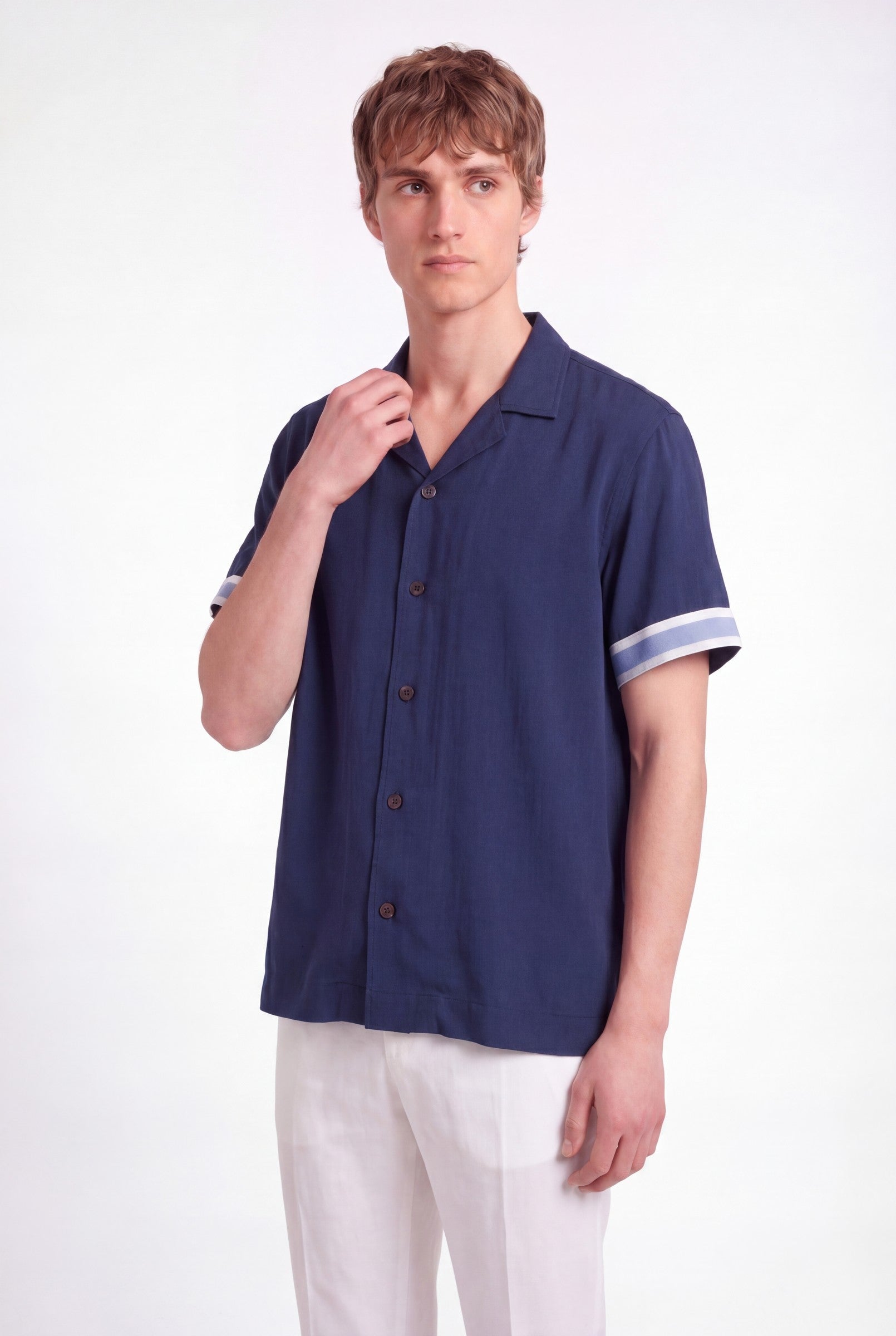Men's Ecovero Viscose Resort Shirt | Blackstone London
