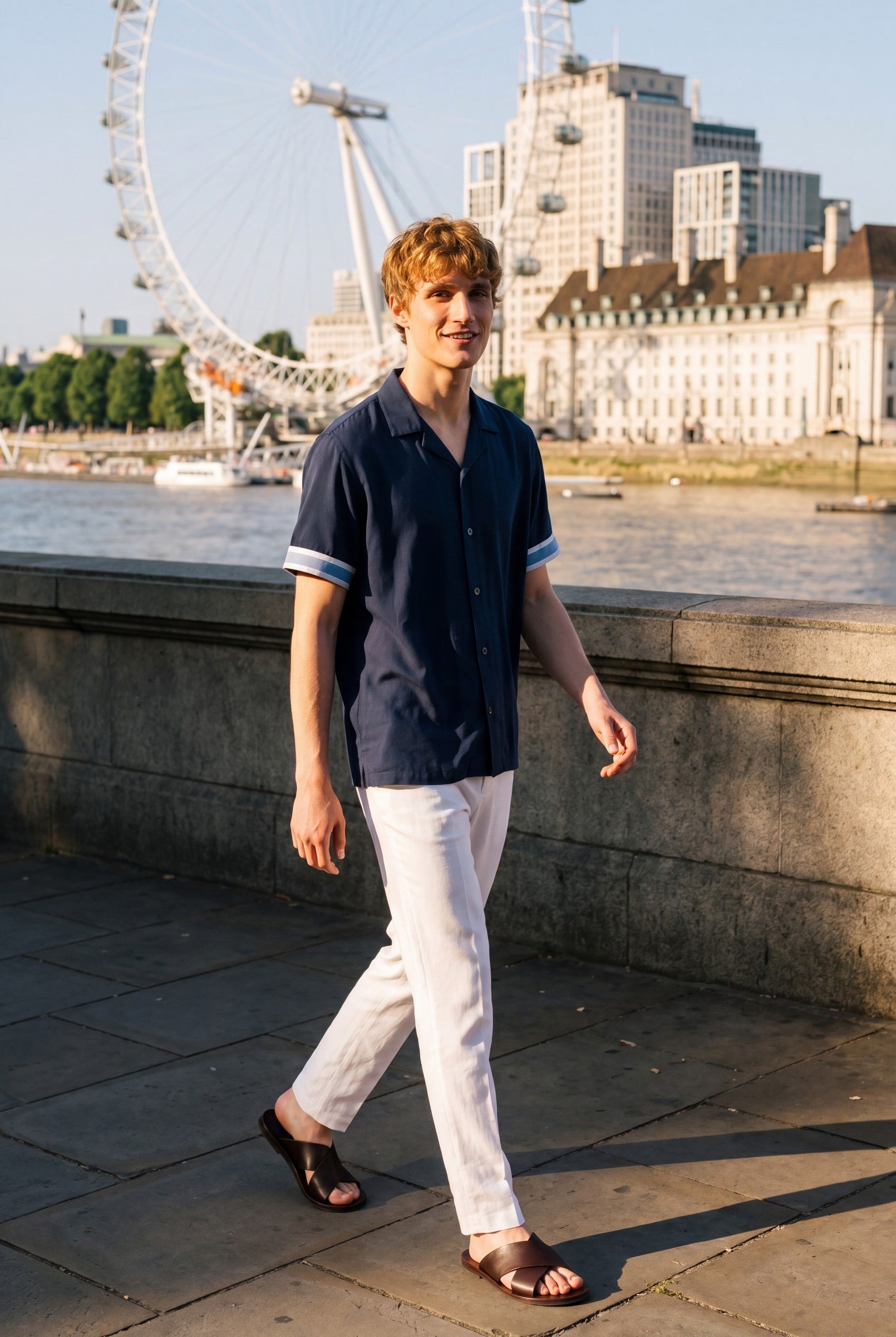 Men's Ecovero Viscose Resort Shirt | Blackstone London