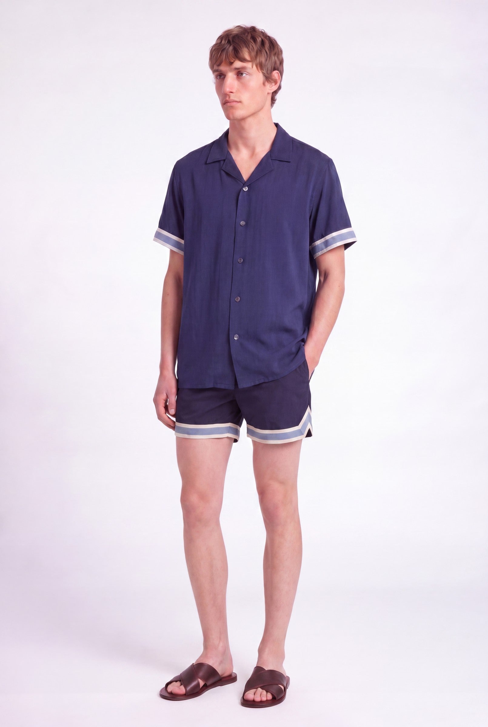 Men's Recycled Nylon Baller Swim Shorts | Blackstone London