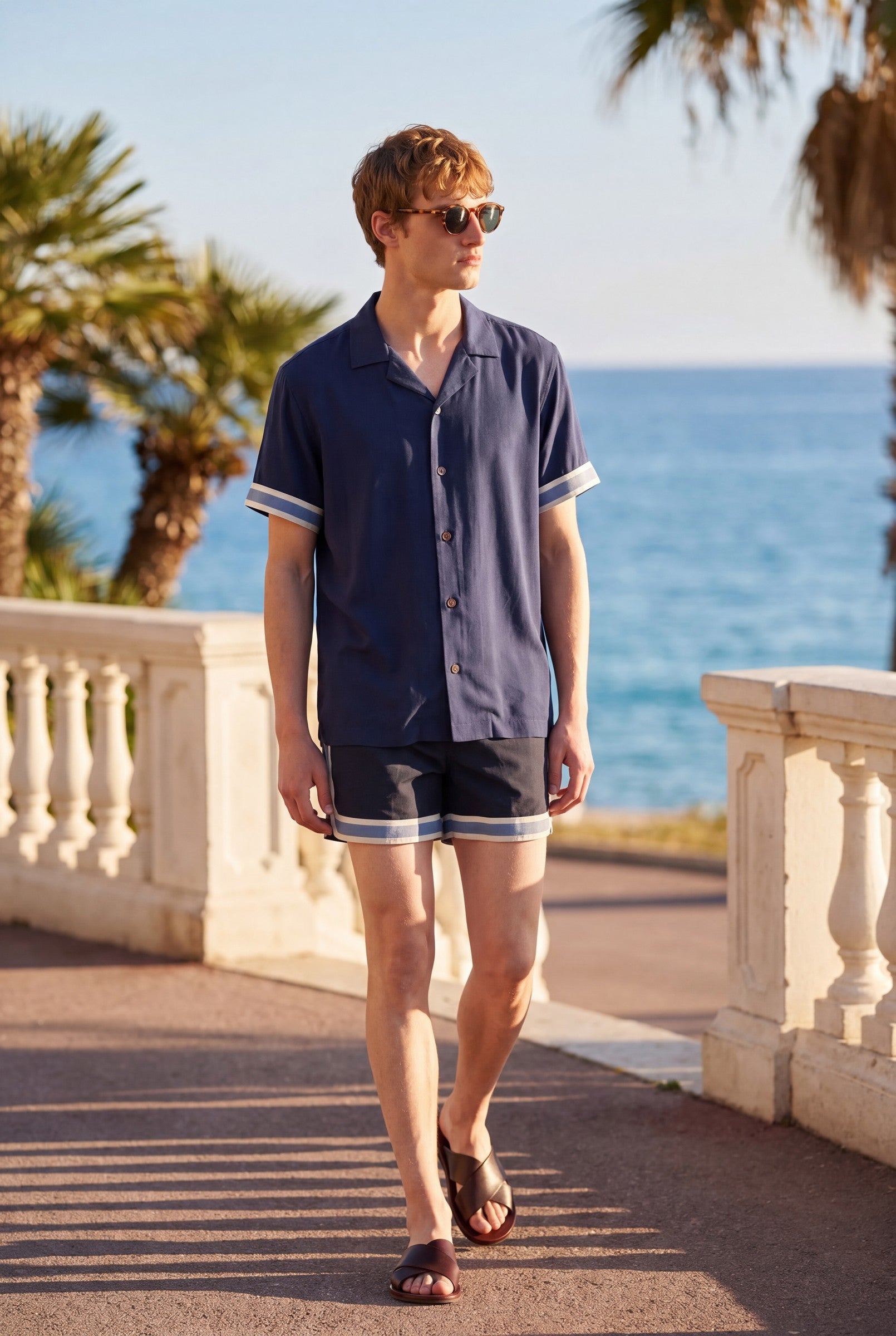 Men's Recycled Nylon Baller Swim Shorts | Blackstone London