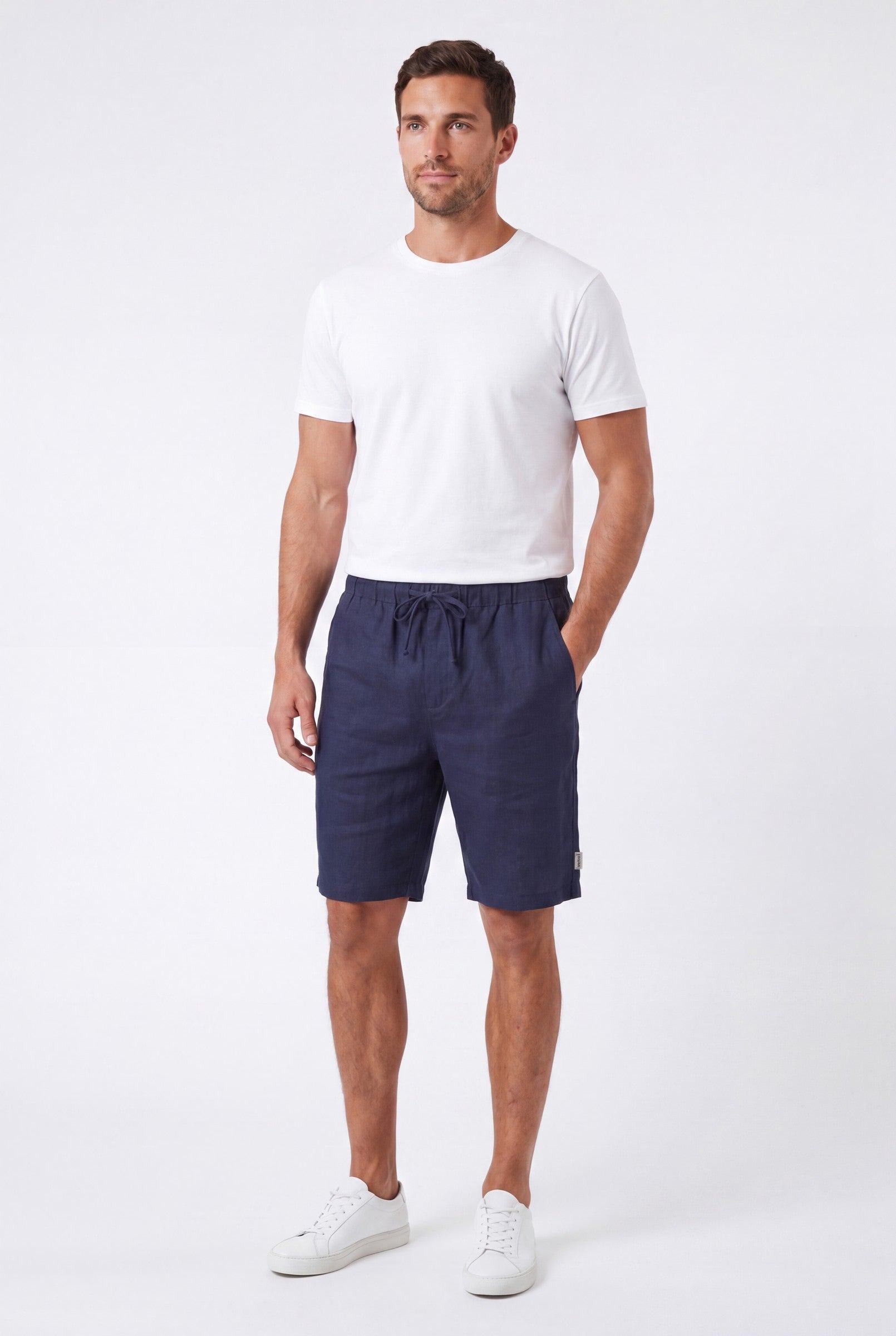 Men's Linen Resort Shorts | Blackstone London