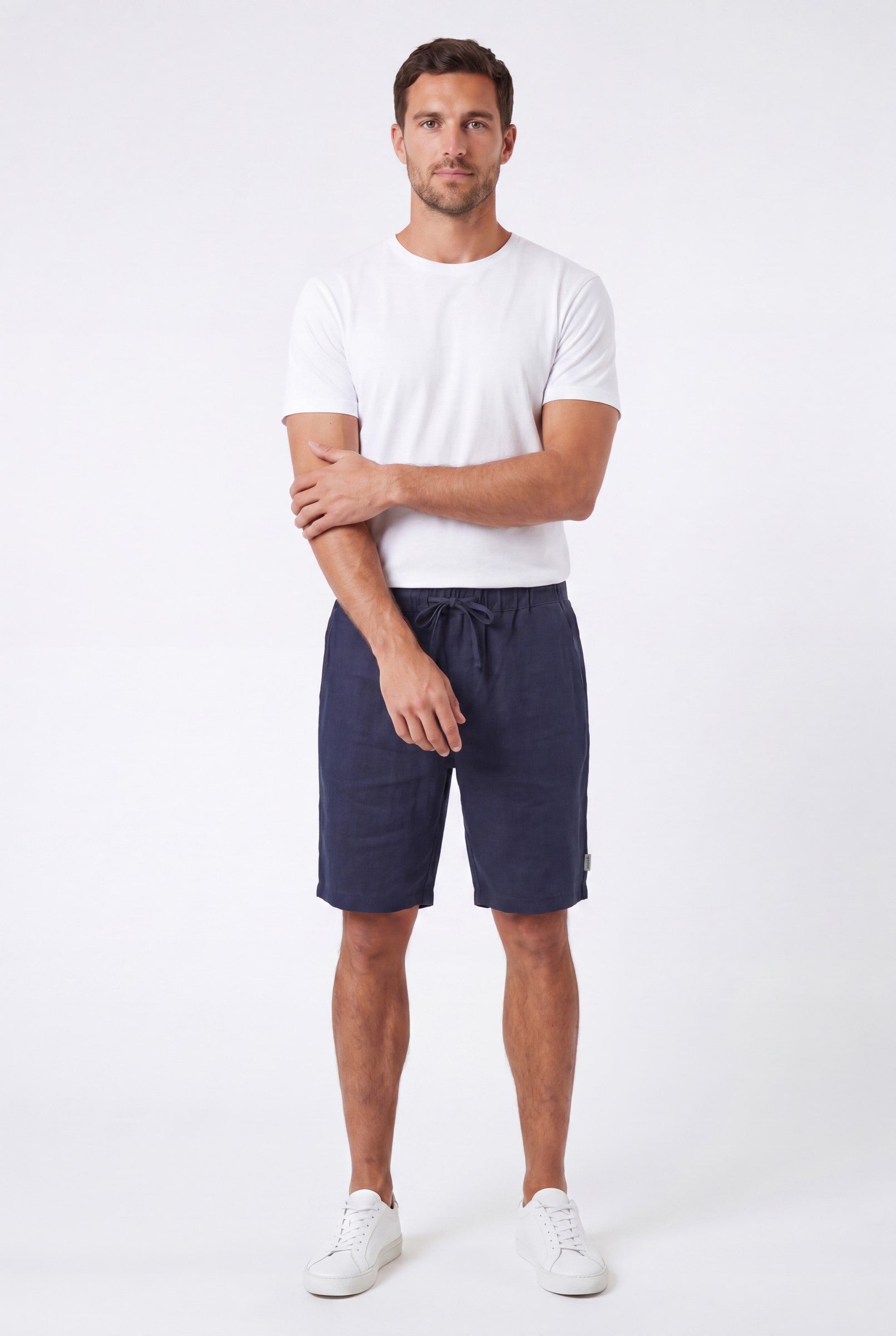 Men's Linen Resort Shorts | Blackstone London