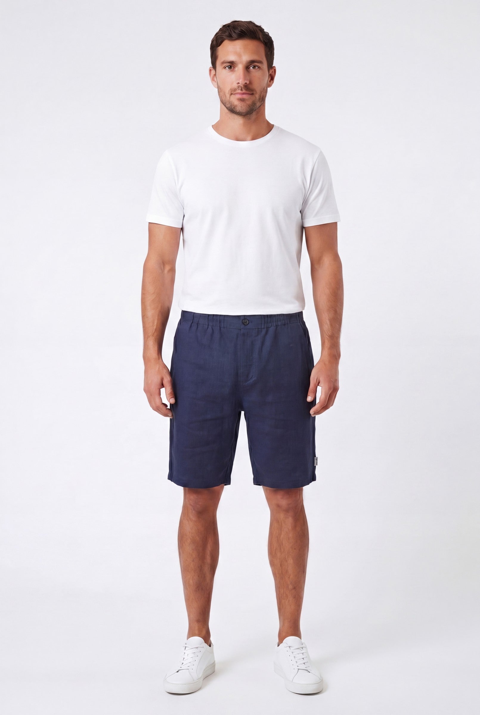 Men's Smart Linen Shorts | Blackstone London